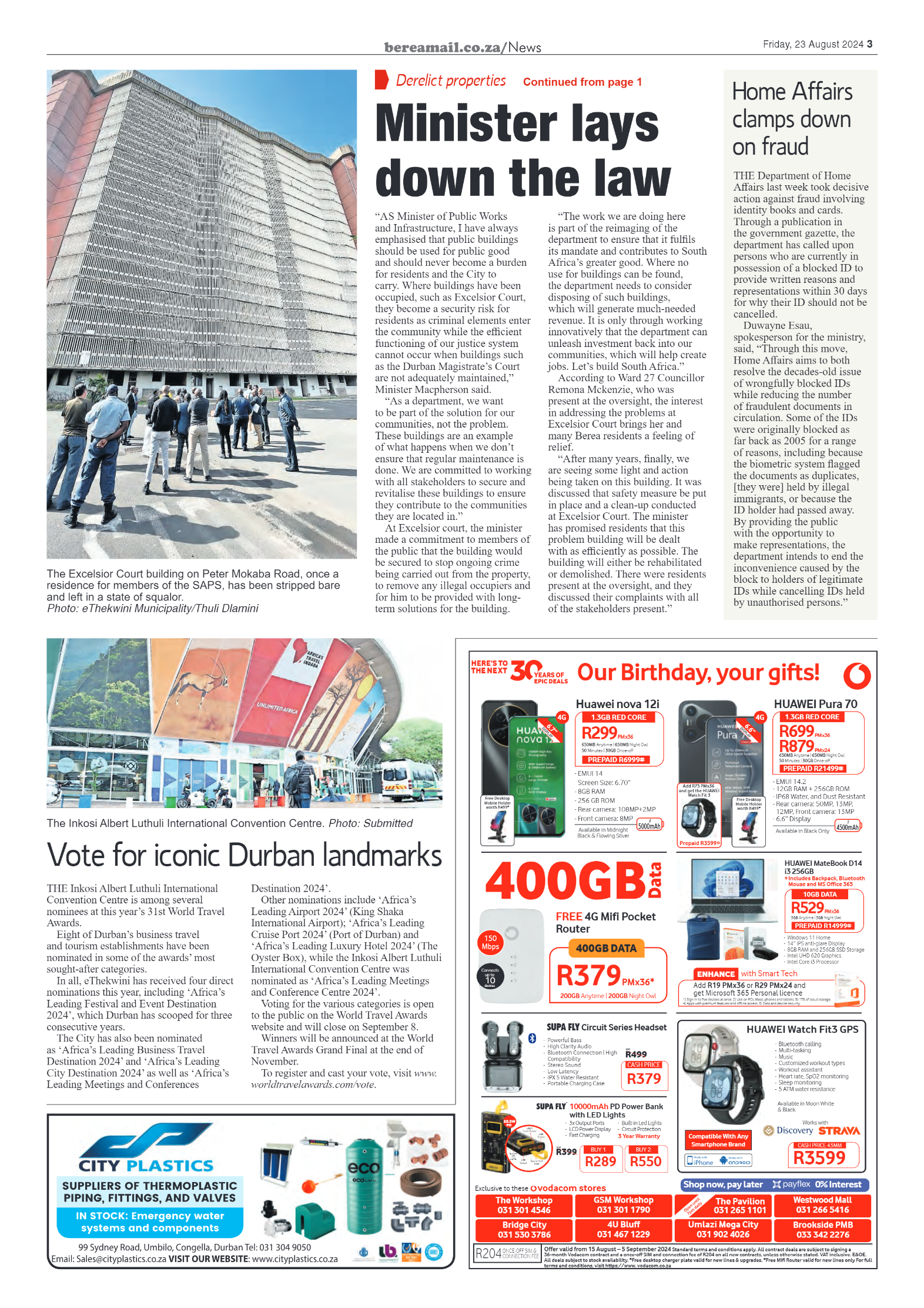 Berea Mail 23 August 2024 page 3