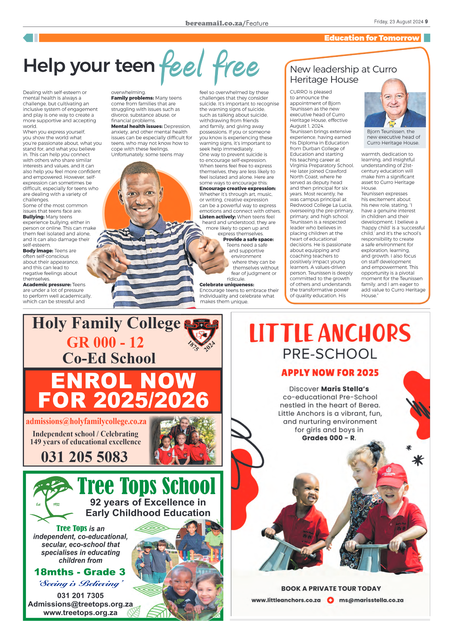 Berea Mail 23 August 2024 page 9