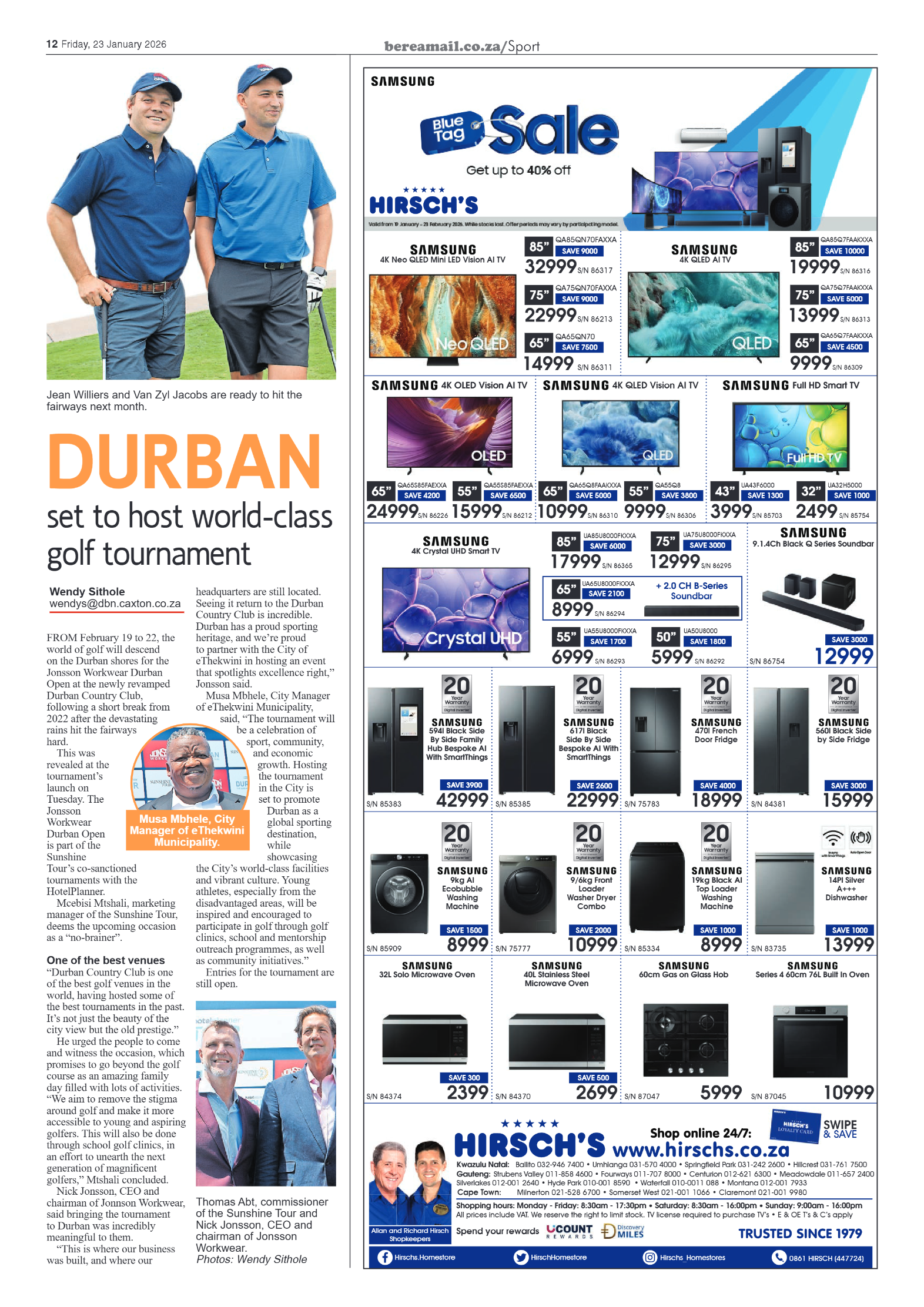 Berea Mail 23 January 2026 page 12