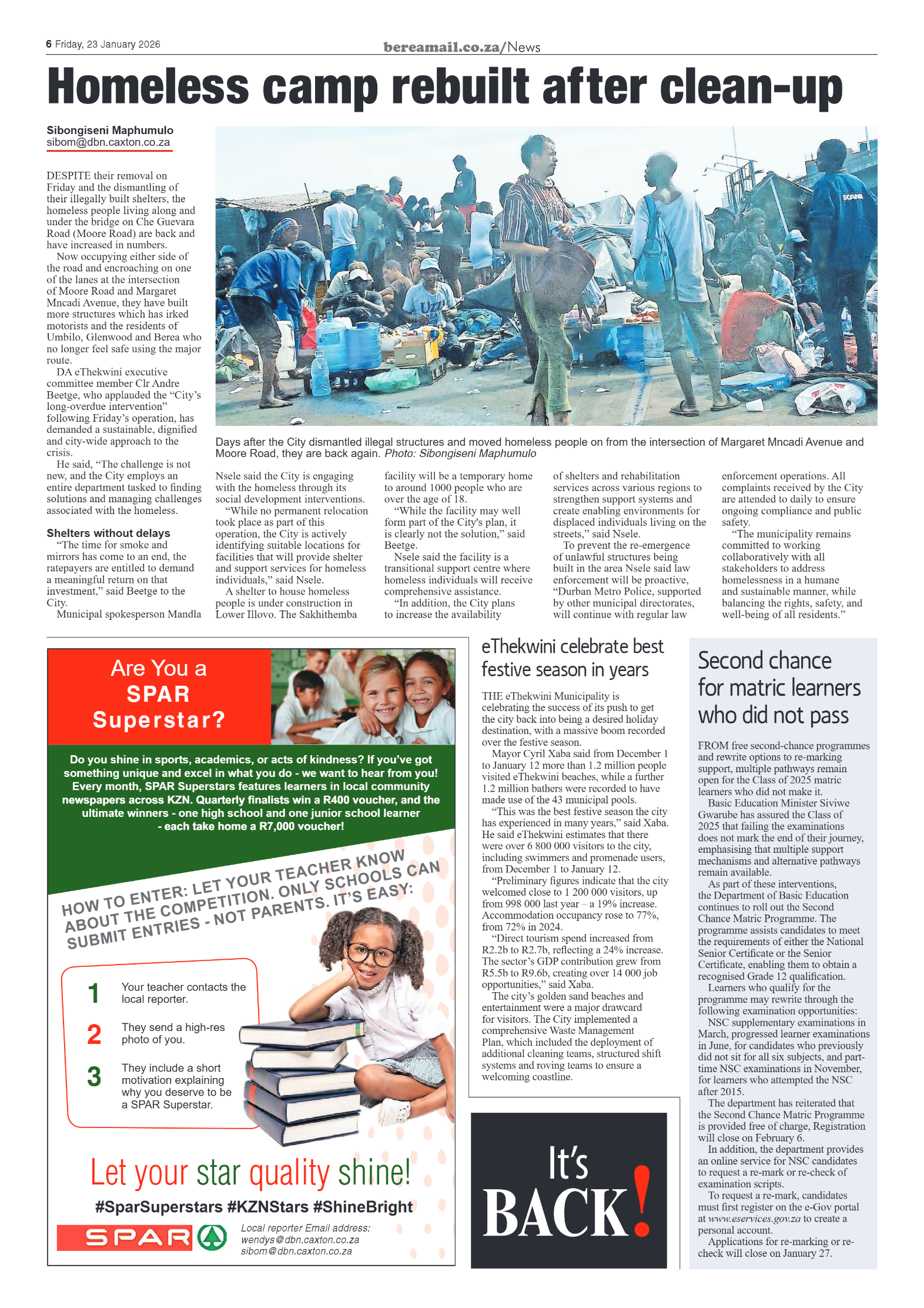 Berea Mail 23 January 2026 page 6