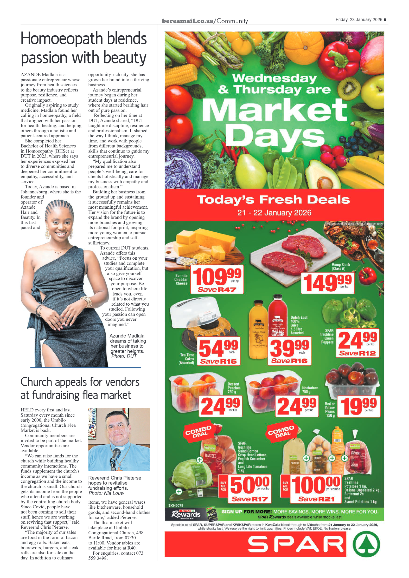 Berea Mail 23 January 2026 page 9