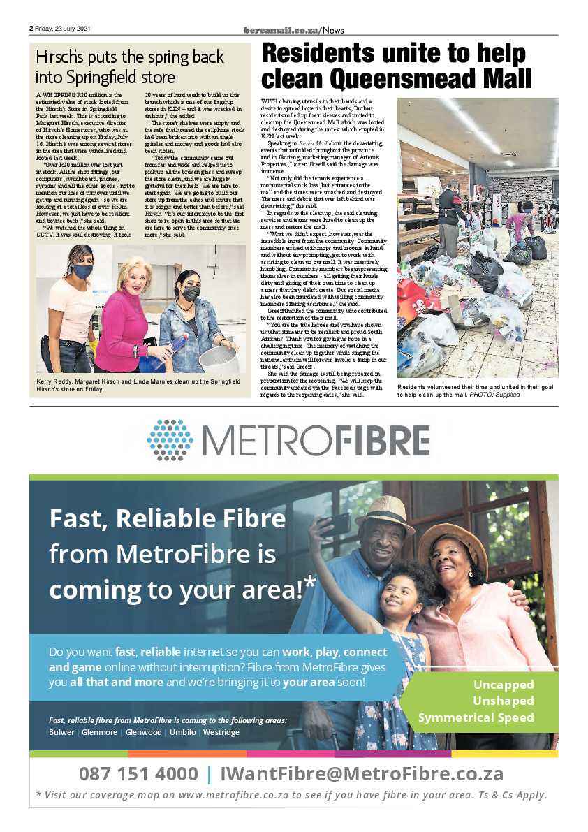 Berea Mail 23 July 2021 page 2