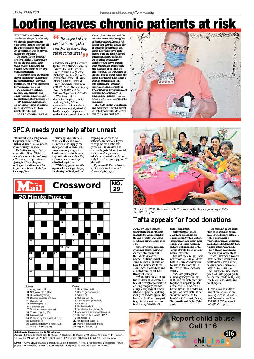 Berea Mail 23 July 2021 page 6