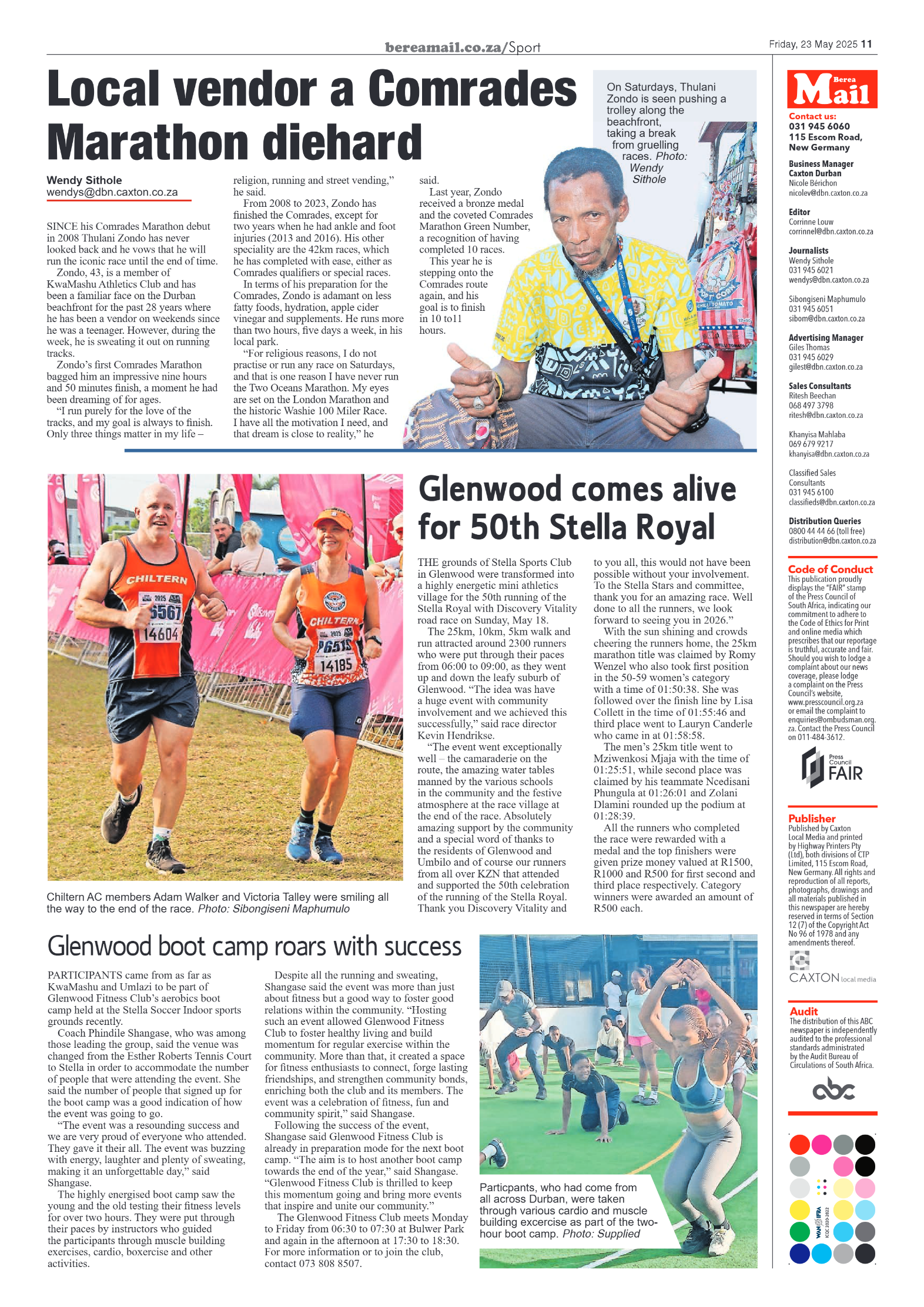 Berea Mail 23 May 2025 page 11