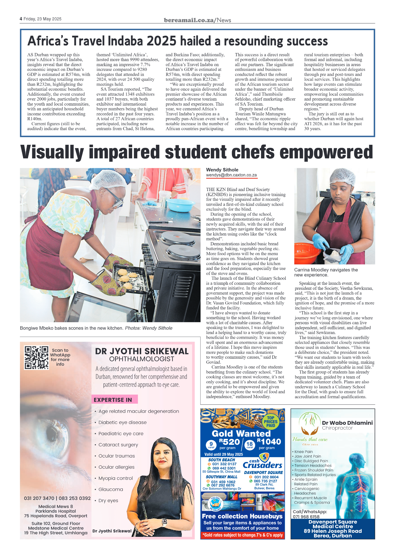 Berea Mail 23 May 2025 page 4
