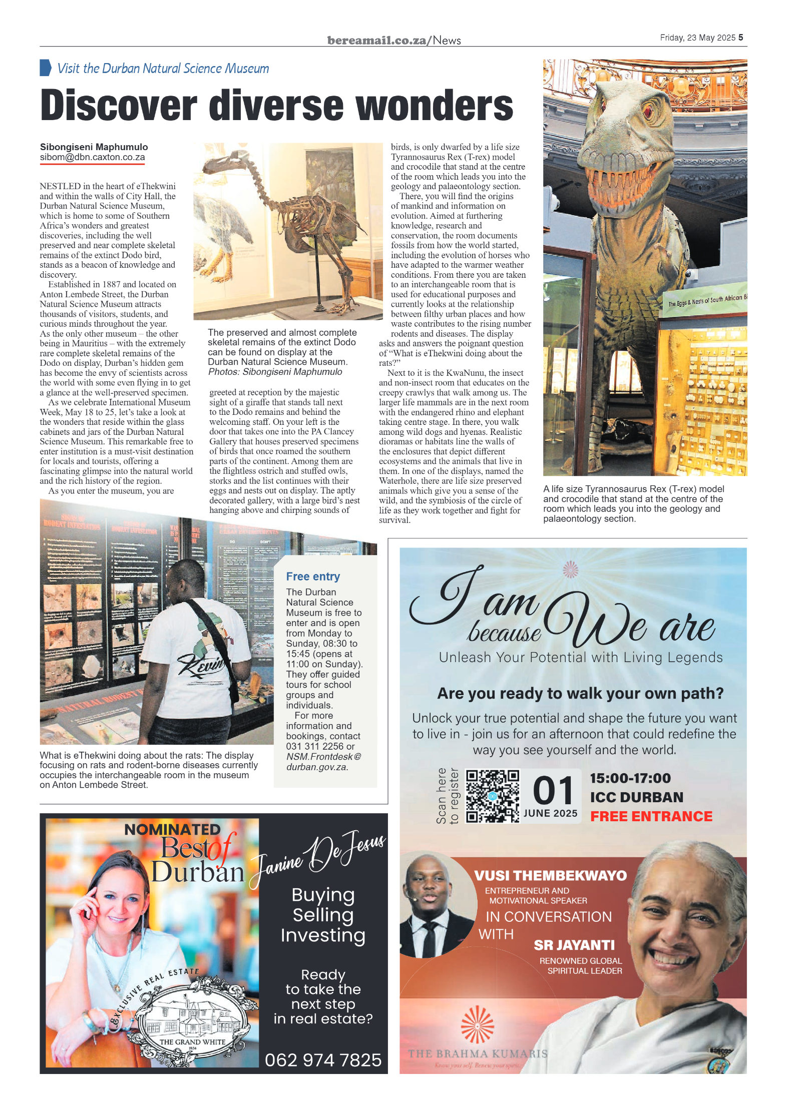 Berea Mail 23 May 2025 page 5