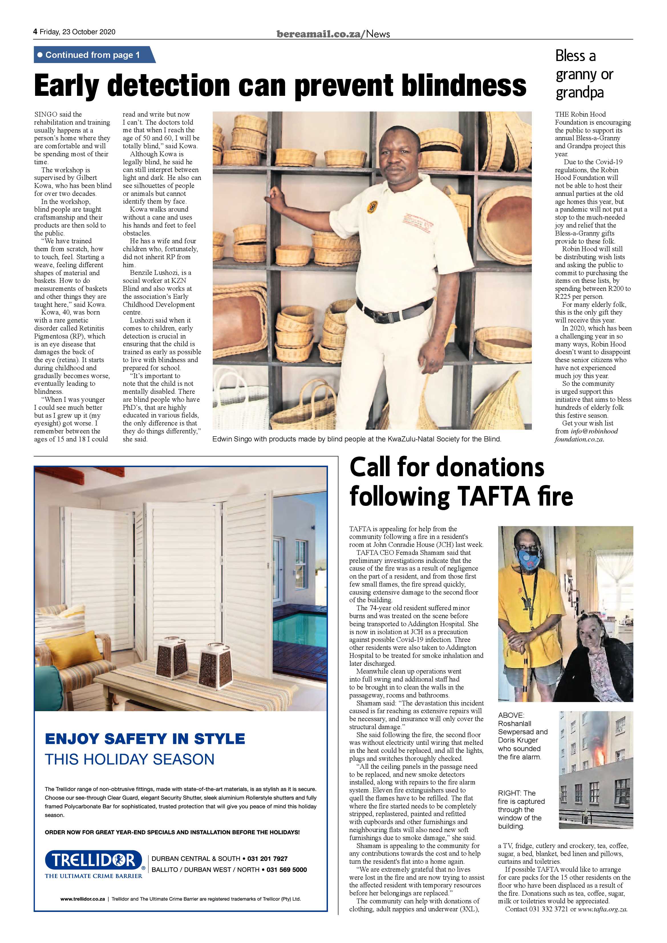 Berea Mail 23 October 2020 page 4