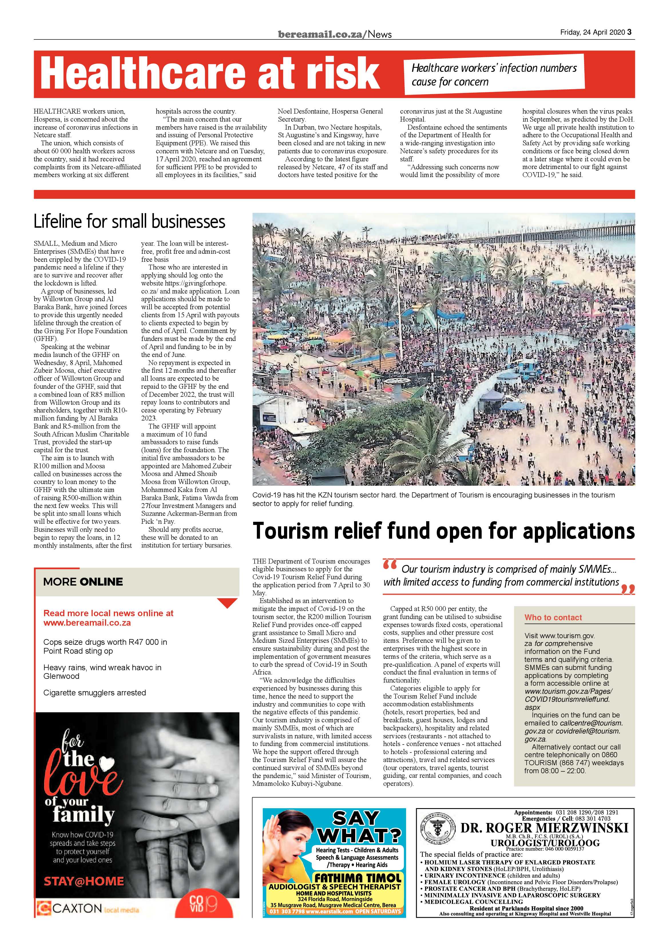 Berea Mail 24 April 2020 page 3