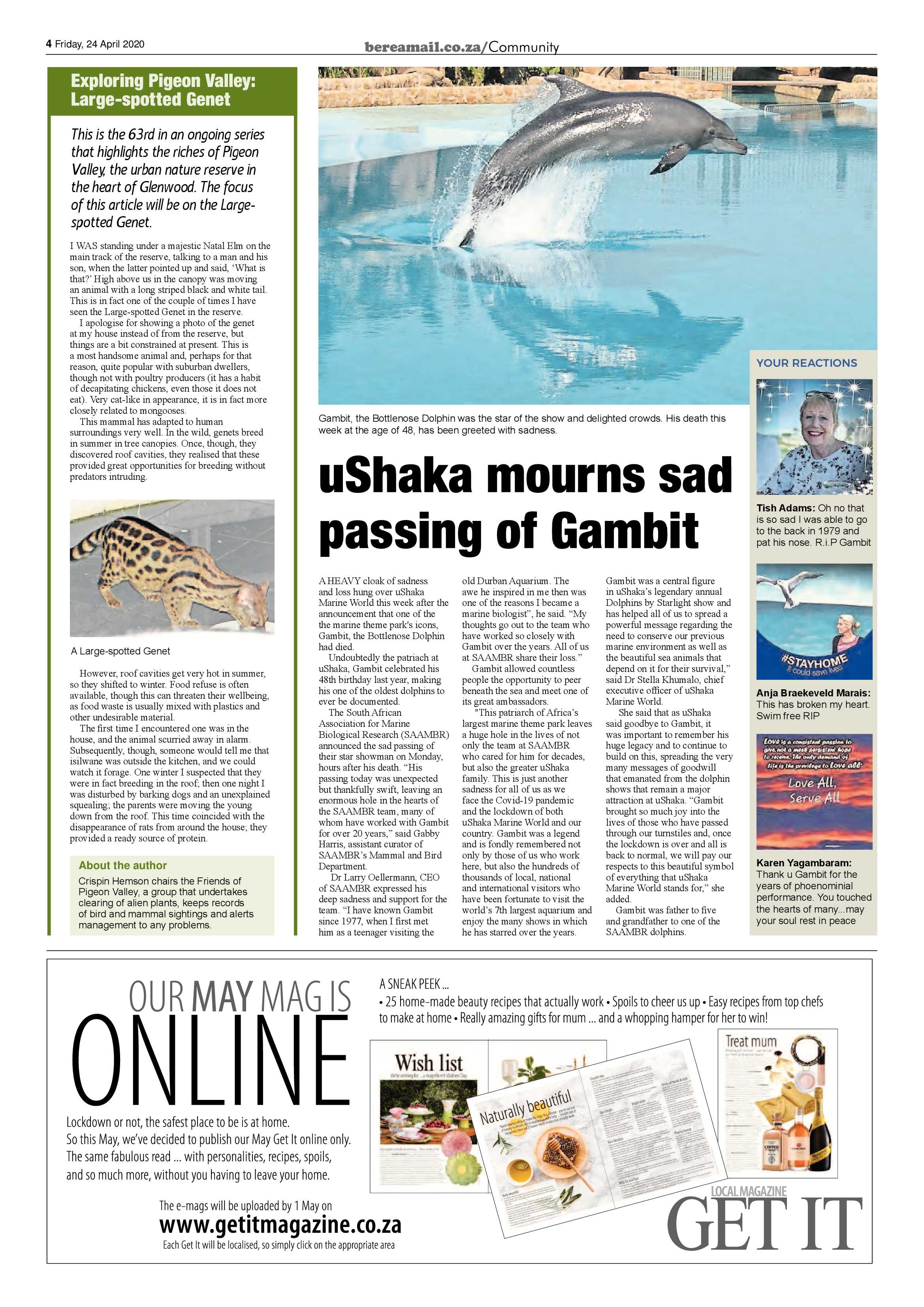 Berea Mail 24 April 2020 page 4