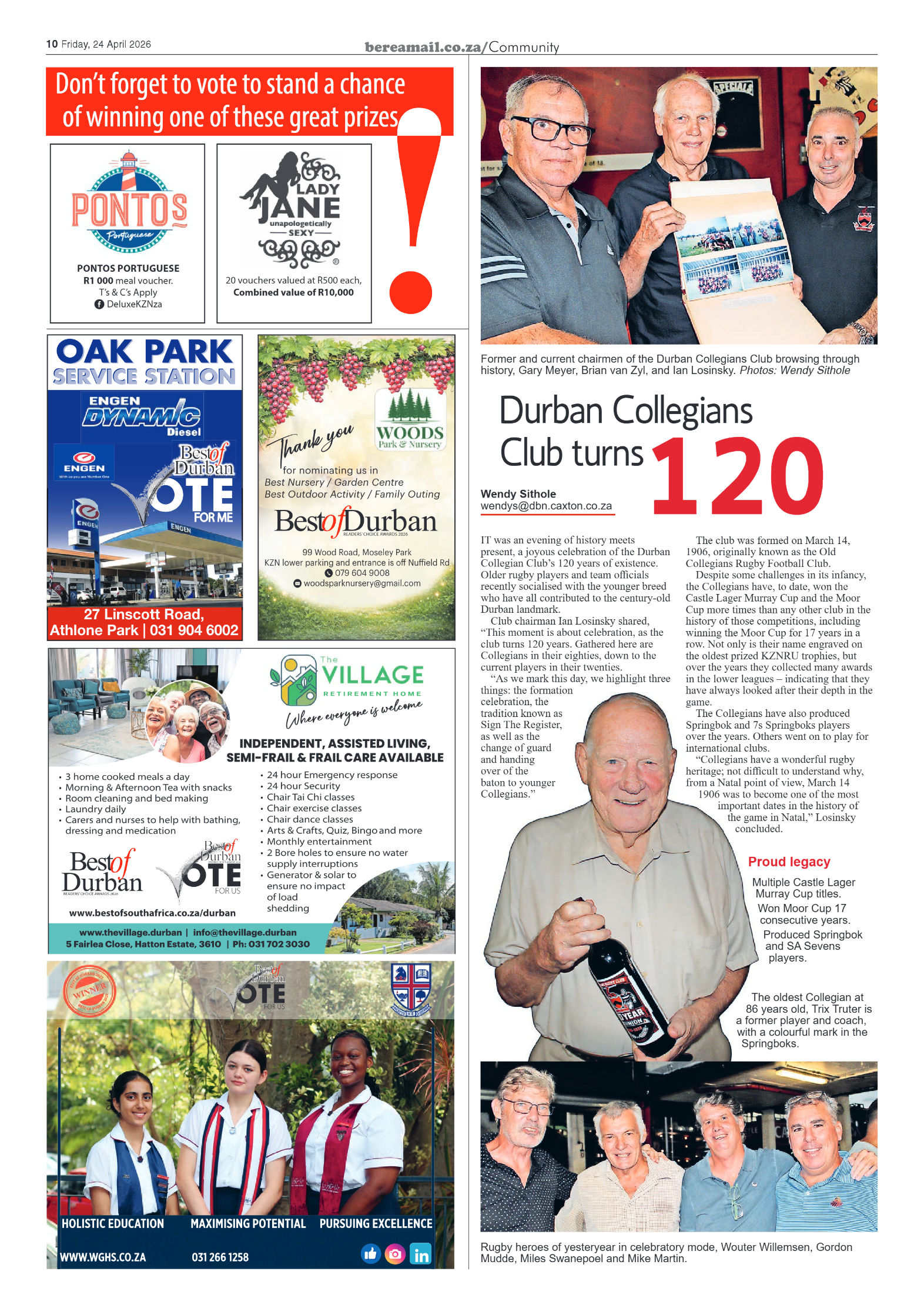 Berea Mail 24 April 2026 page 10