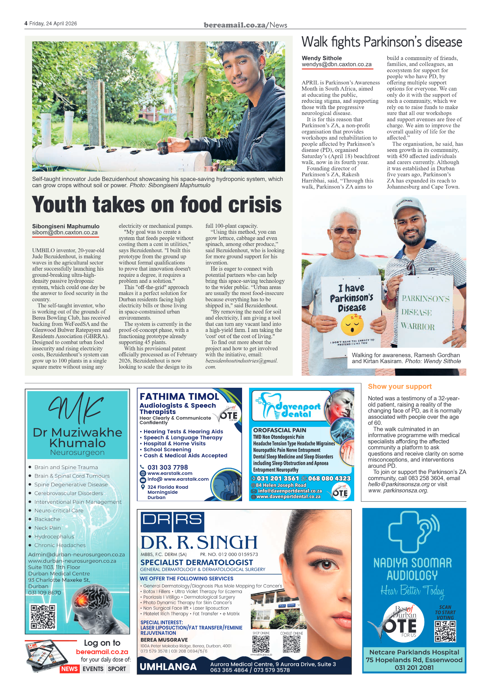 Berea Mail 24 April 2026 page 4