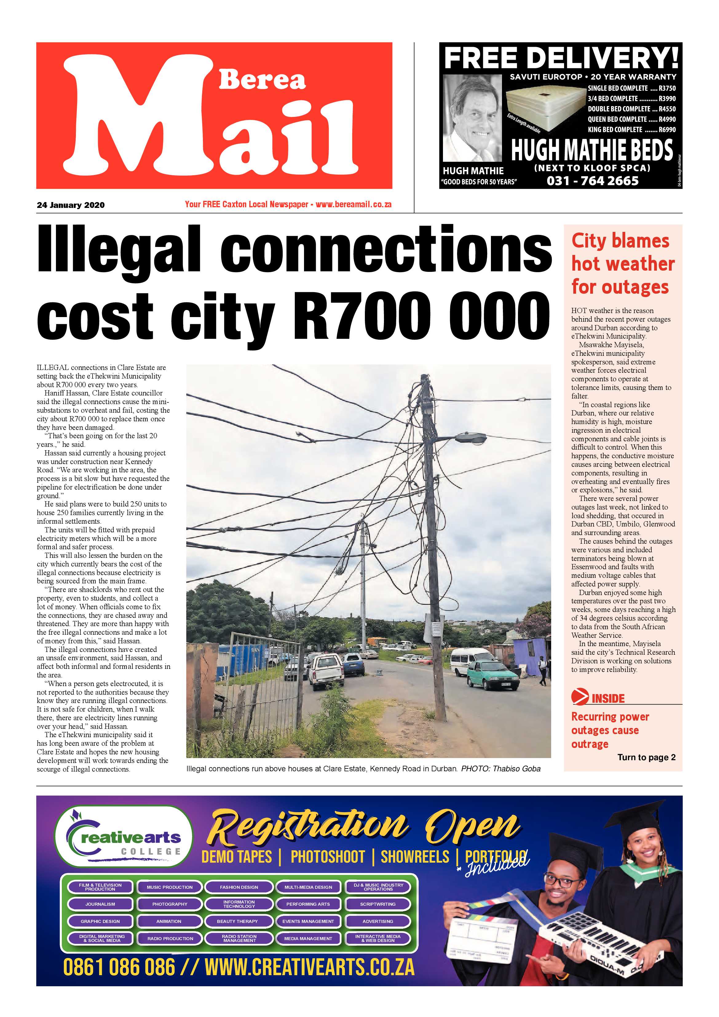 Berea Mail 24 January 2020 page 1