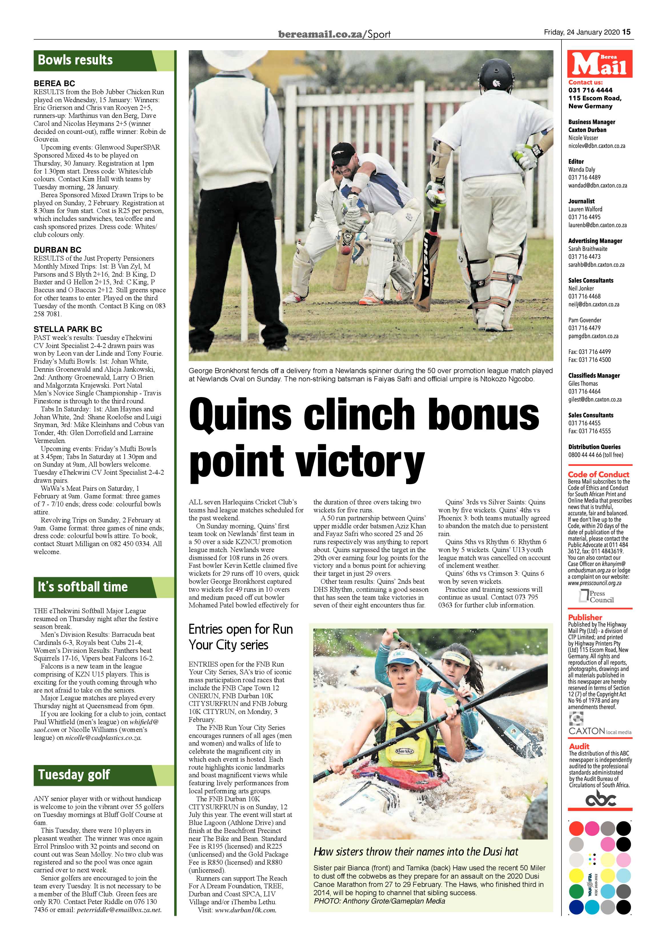 Berea Mail 24 January 2020 page 15
