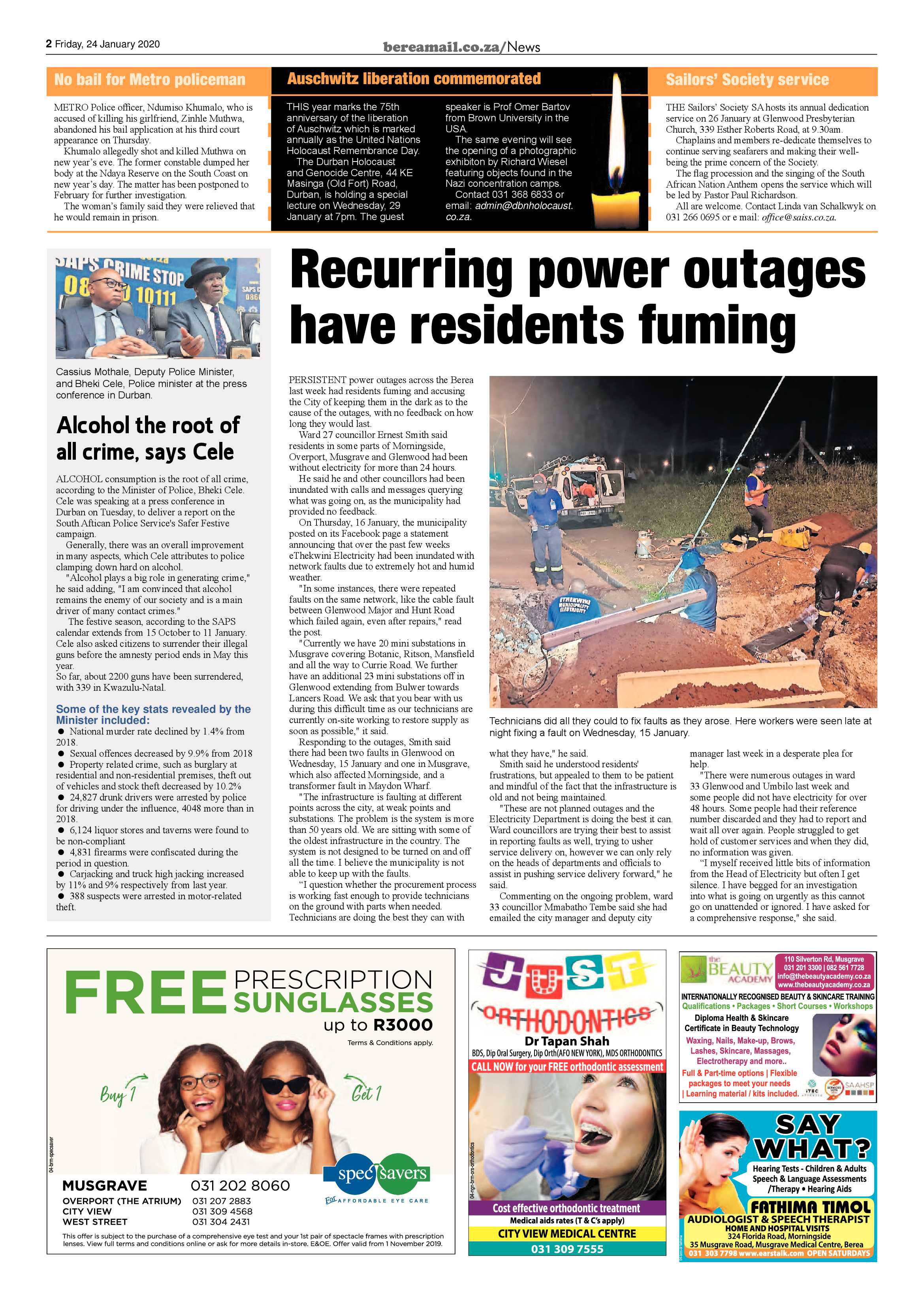 Berea Mail 24 January 2020 page 2