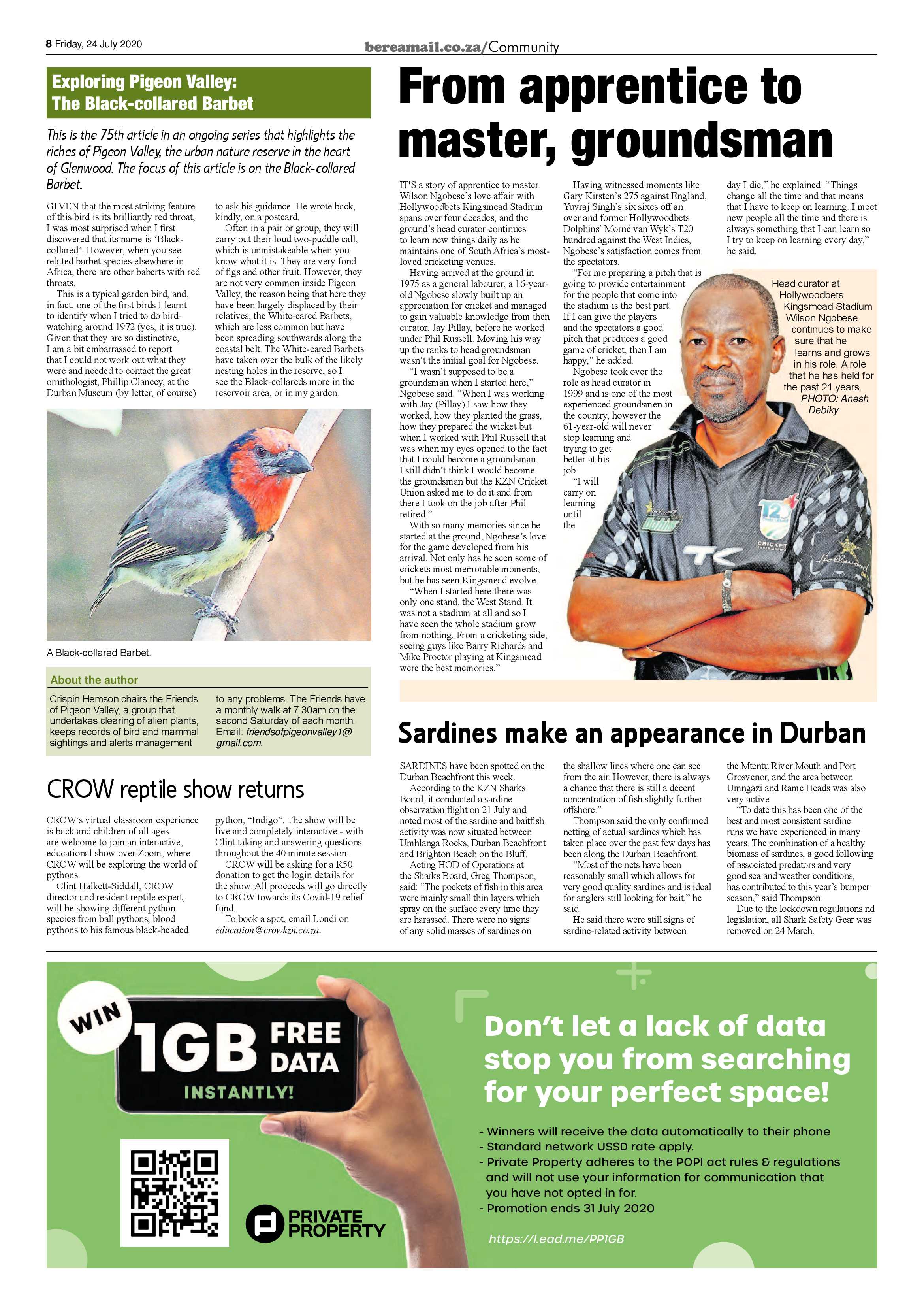 Berea Mail 24 July 2020 page 8