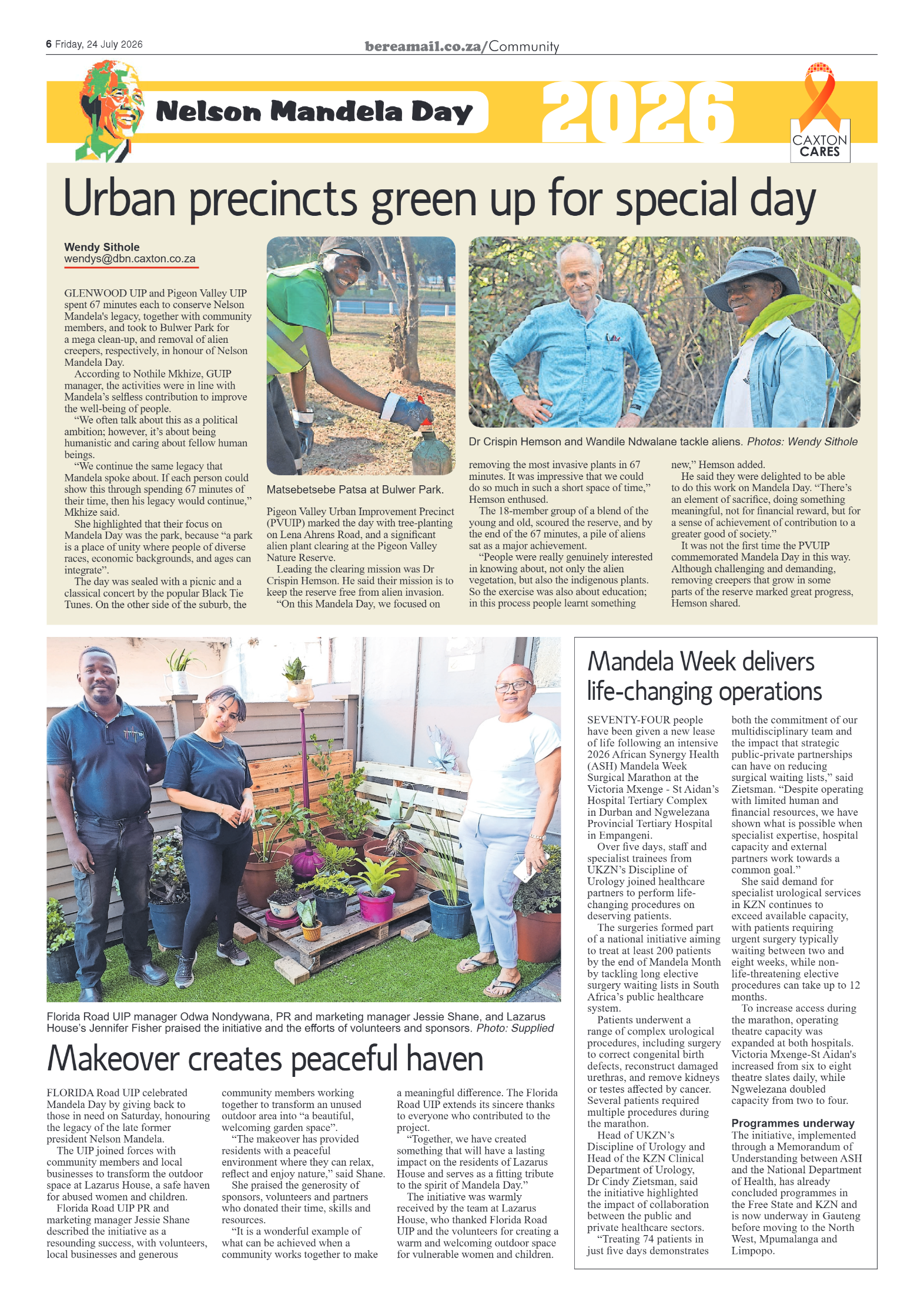 Berea Mail 24 July 2026 page 6