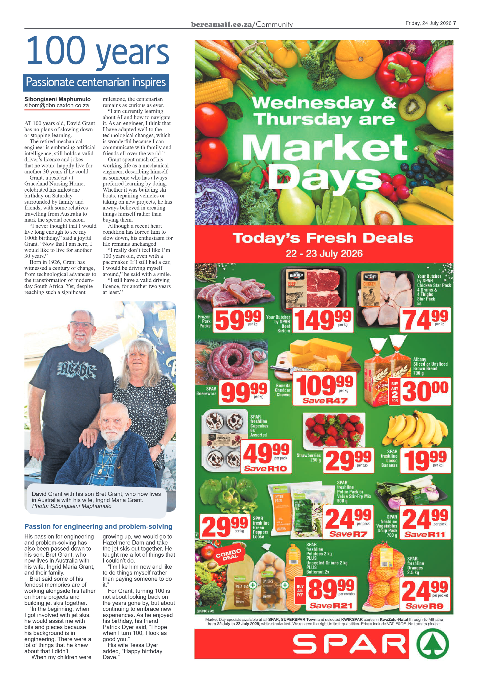 Berea Mail 24 July 2026 page 7