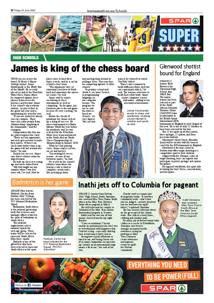Berea Mail 24 June 2022 page 20