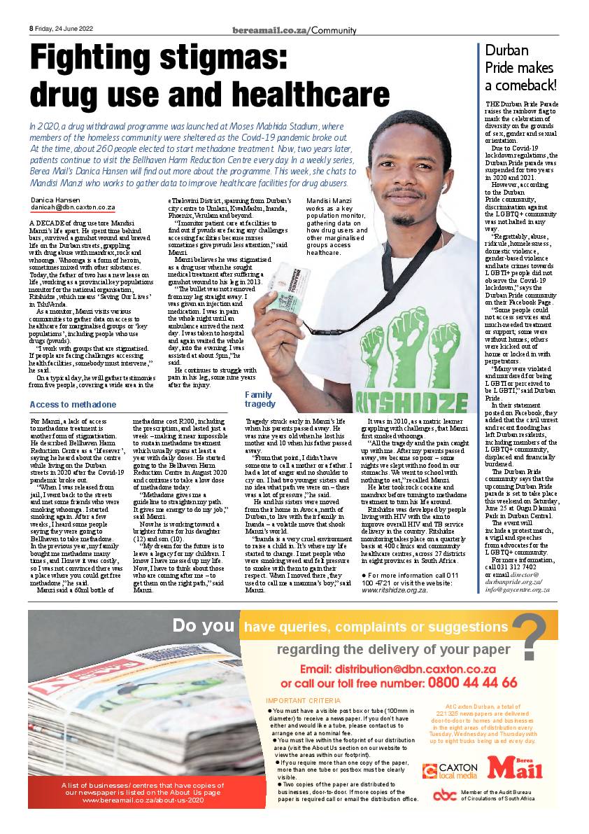 Berea Mail 24 June 2022 page 8