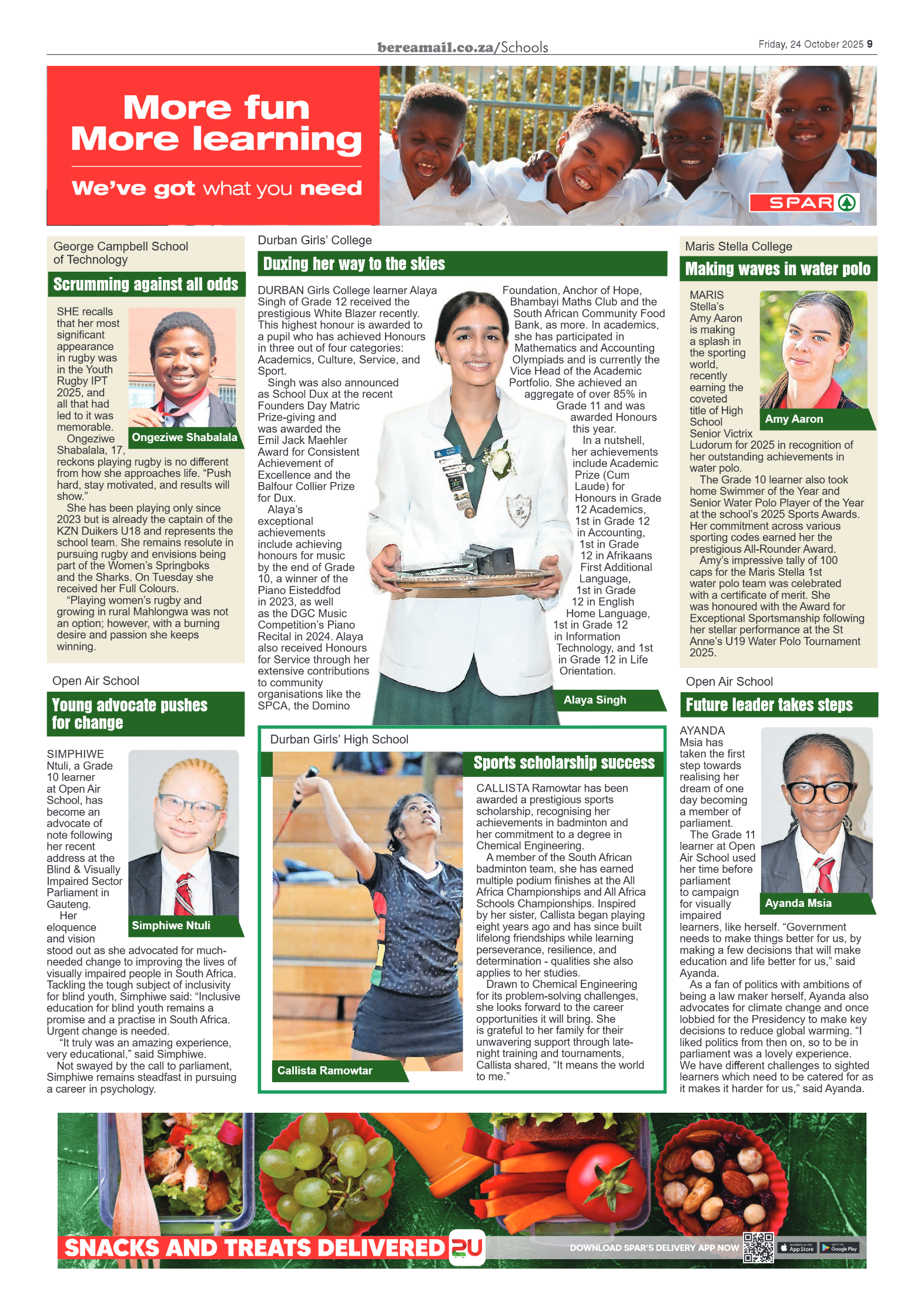 Berea Mail 24 October 2025 page 9