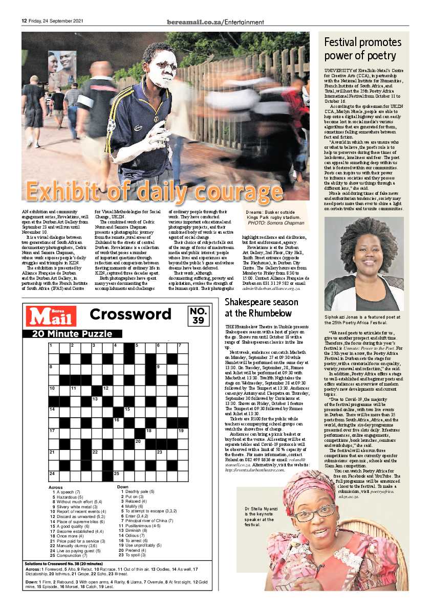 Berea Mail 24 September 2021 page 12