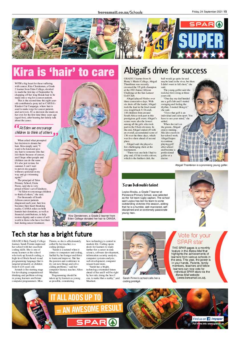 Berea Mail 24 September 2021 page 15
