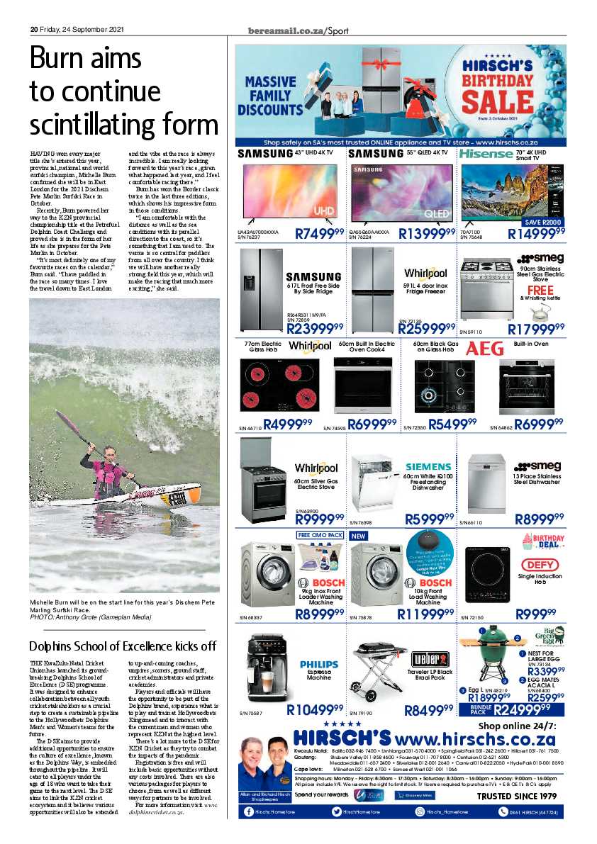 Berea Mail 24 September 2021 page 20