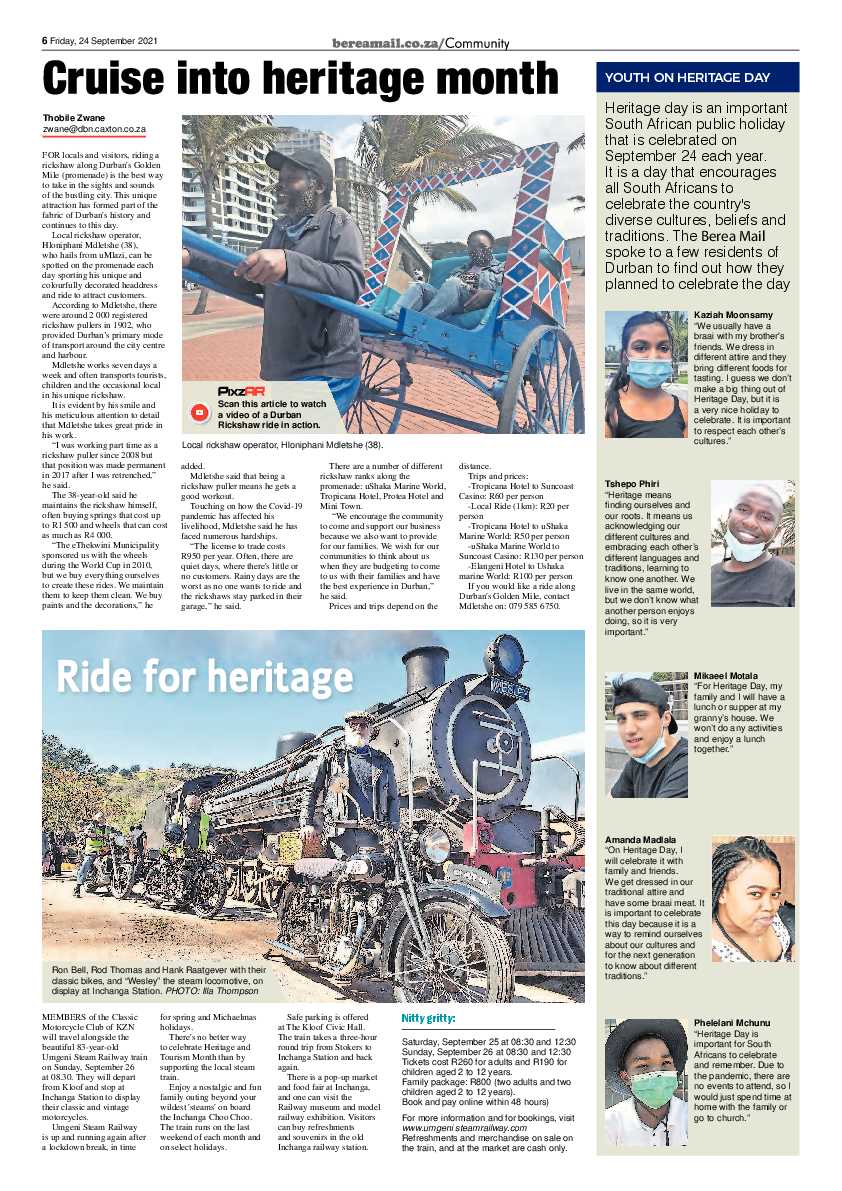Berea Mail 24 September 2021 page 6