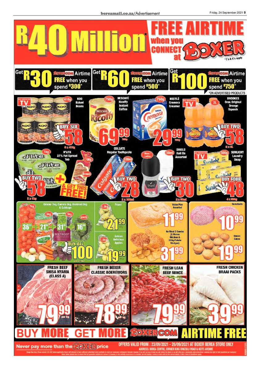 Berea Mail 24 September 2021 page 9