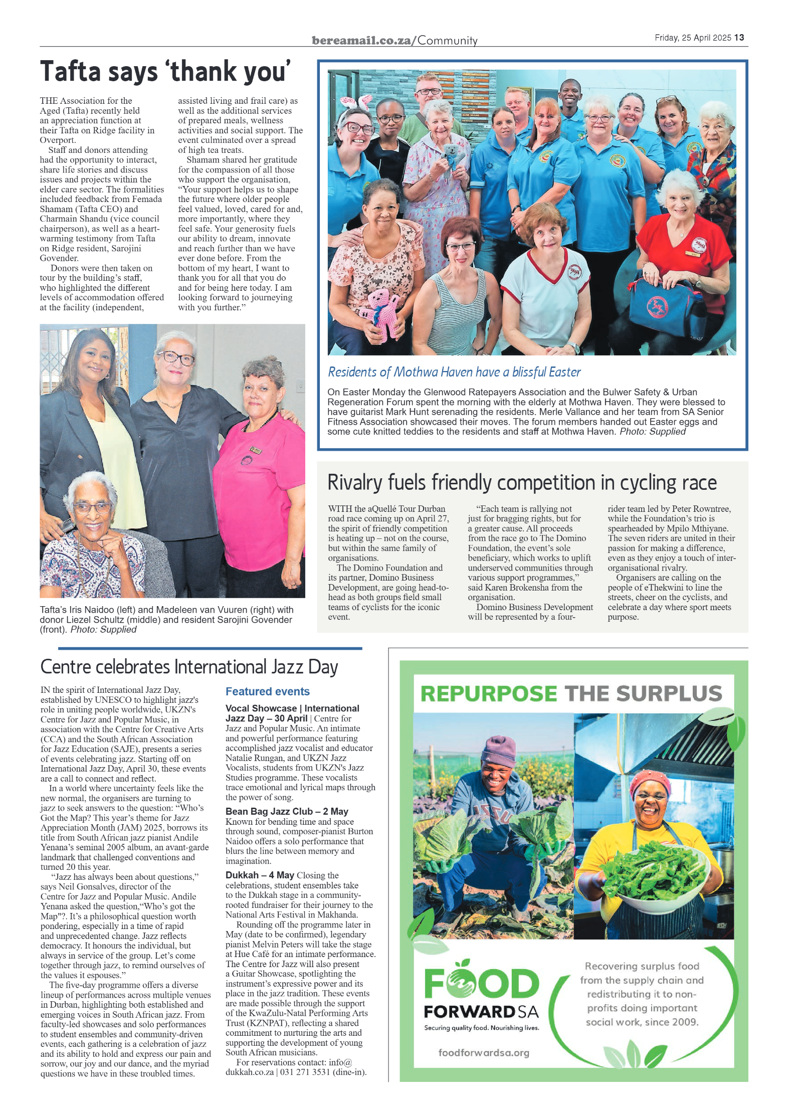 Berea Mail 25 April 2025 page 13