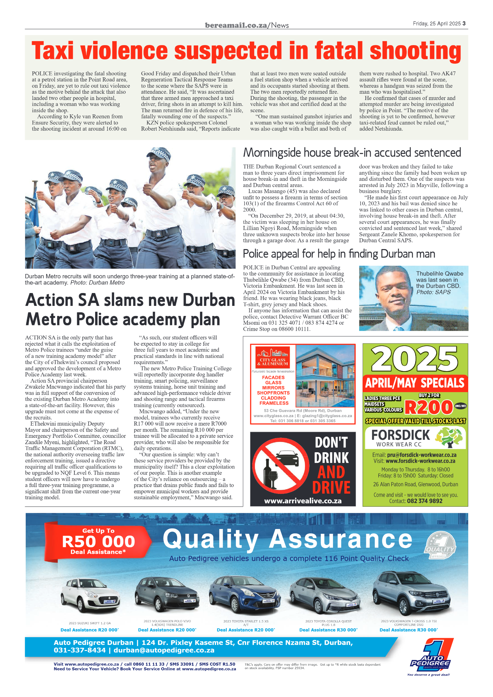 Berea Mail 25 April 2025 page 3