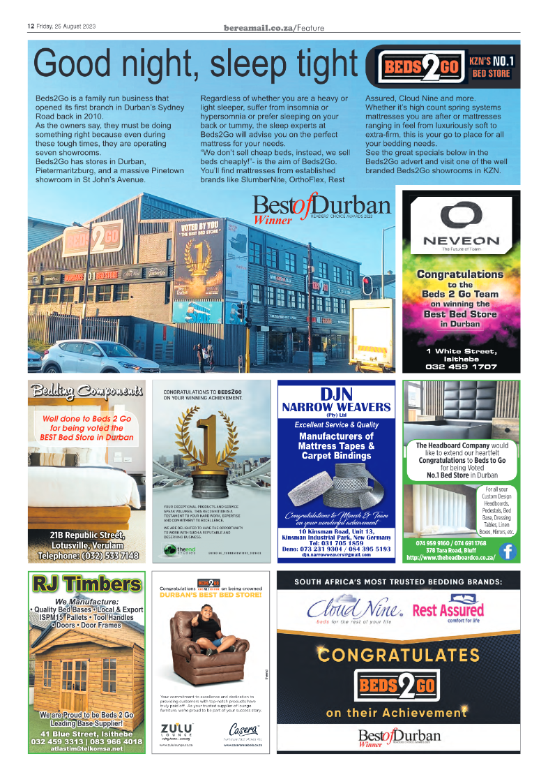 Berea Mail 25 August 2023 page 12