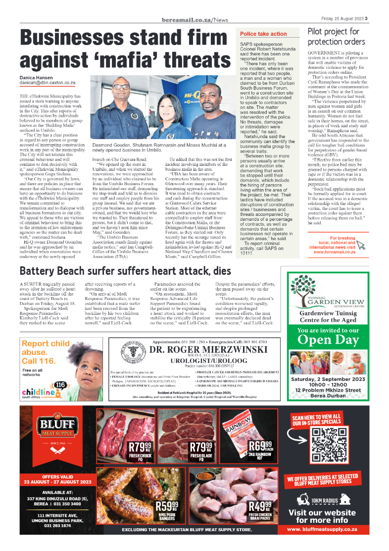 Berea Mail 25 August 2023 page 3
