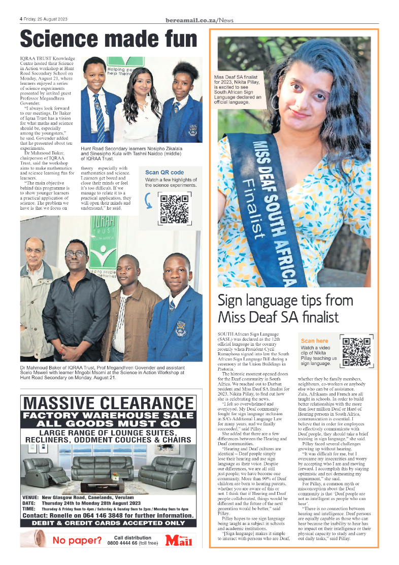 Berea Mail 25 August 2023 page 4
