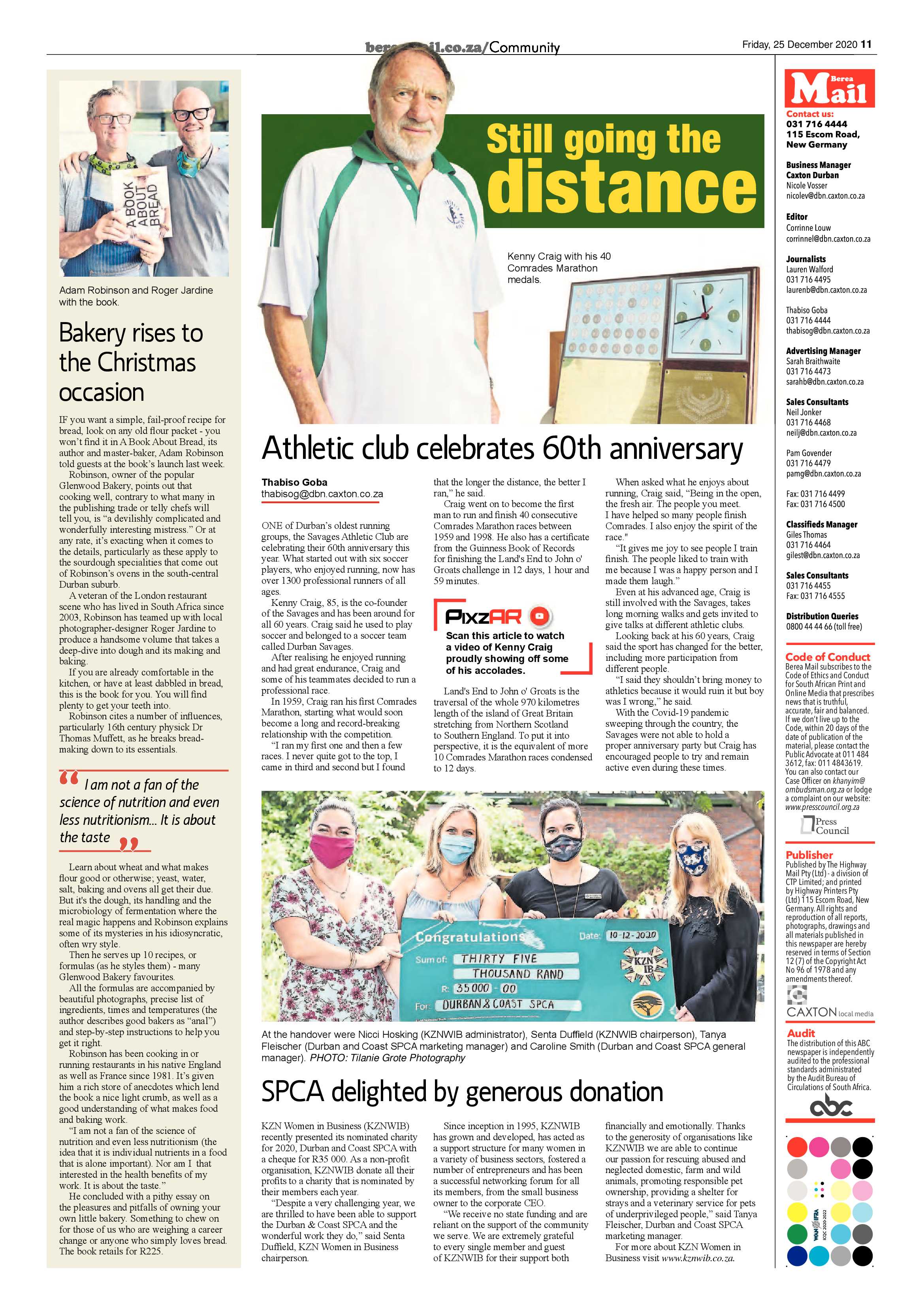 Berea Mail 25 December 2020 page 11