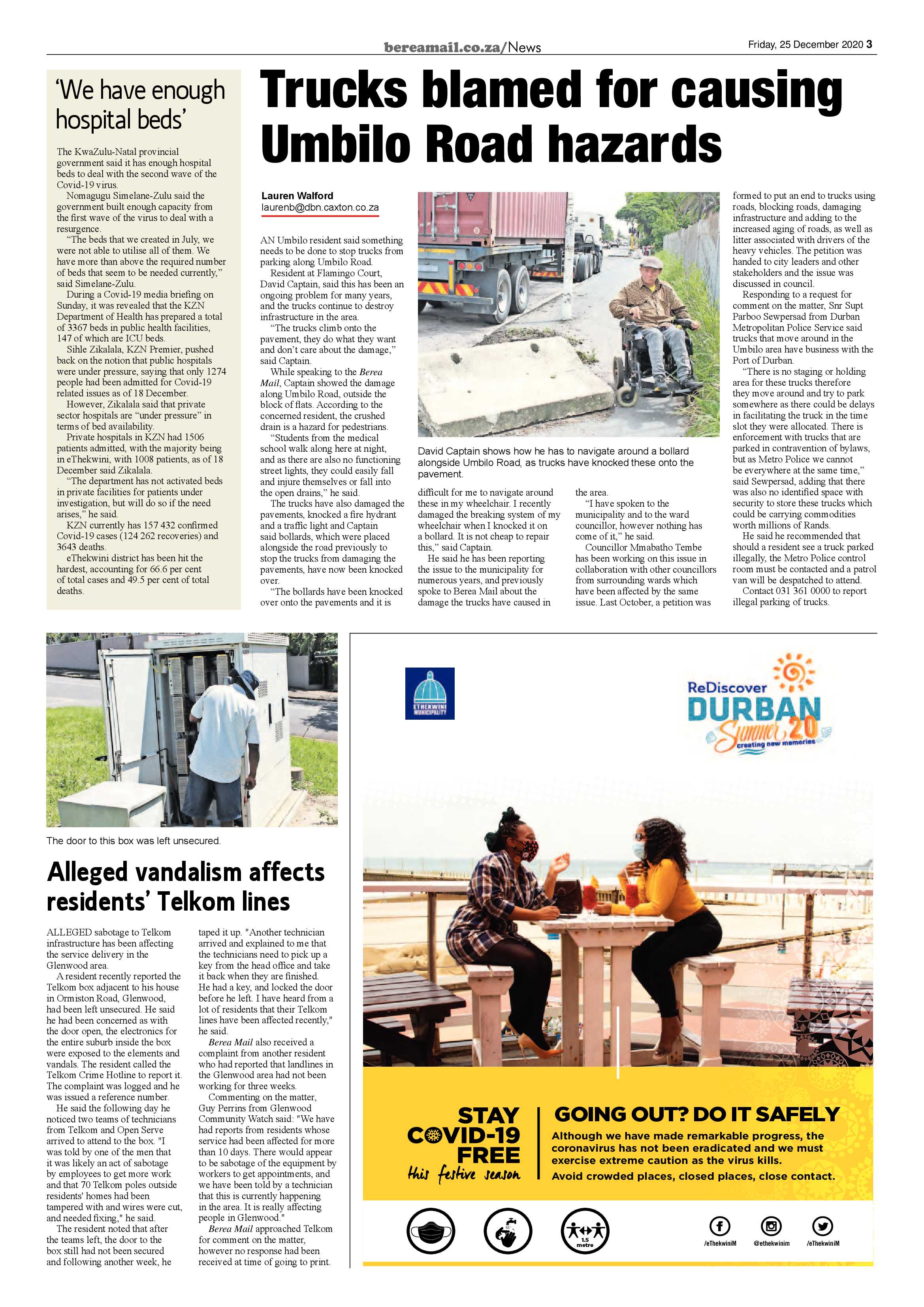 Berea Mail 25 December 2020 page 3