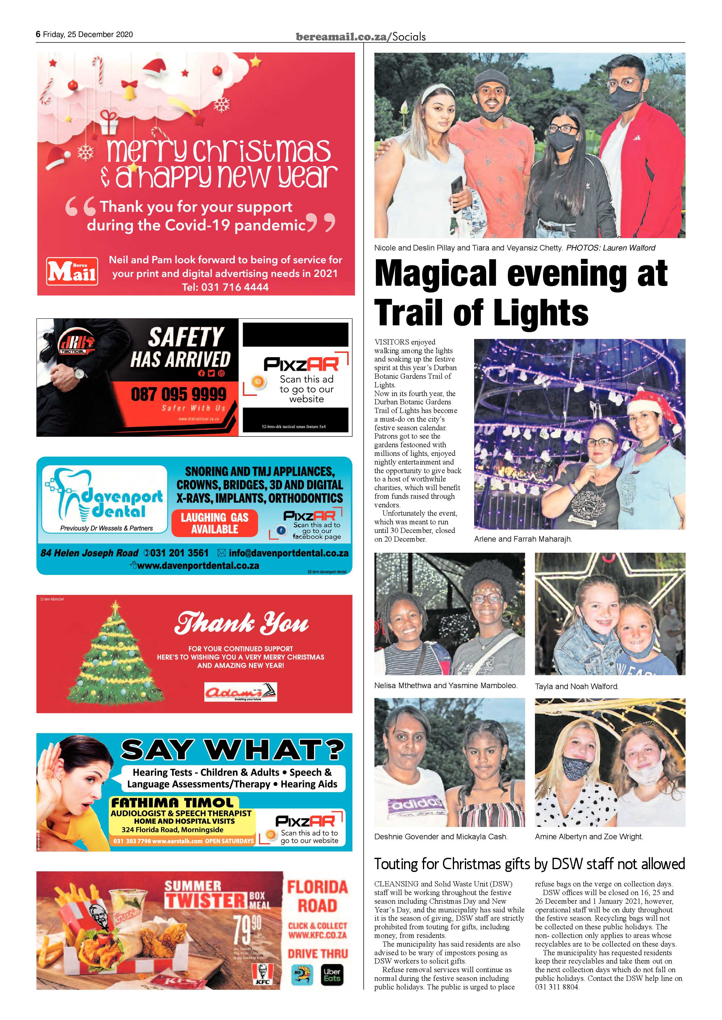 Berea Mail 25 December 2020 page 6