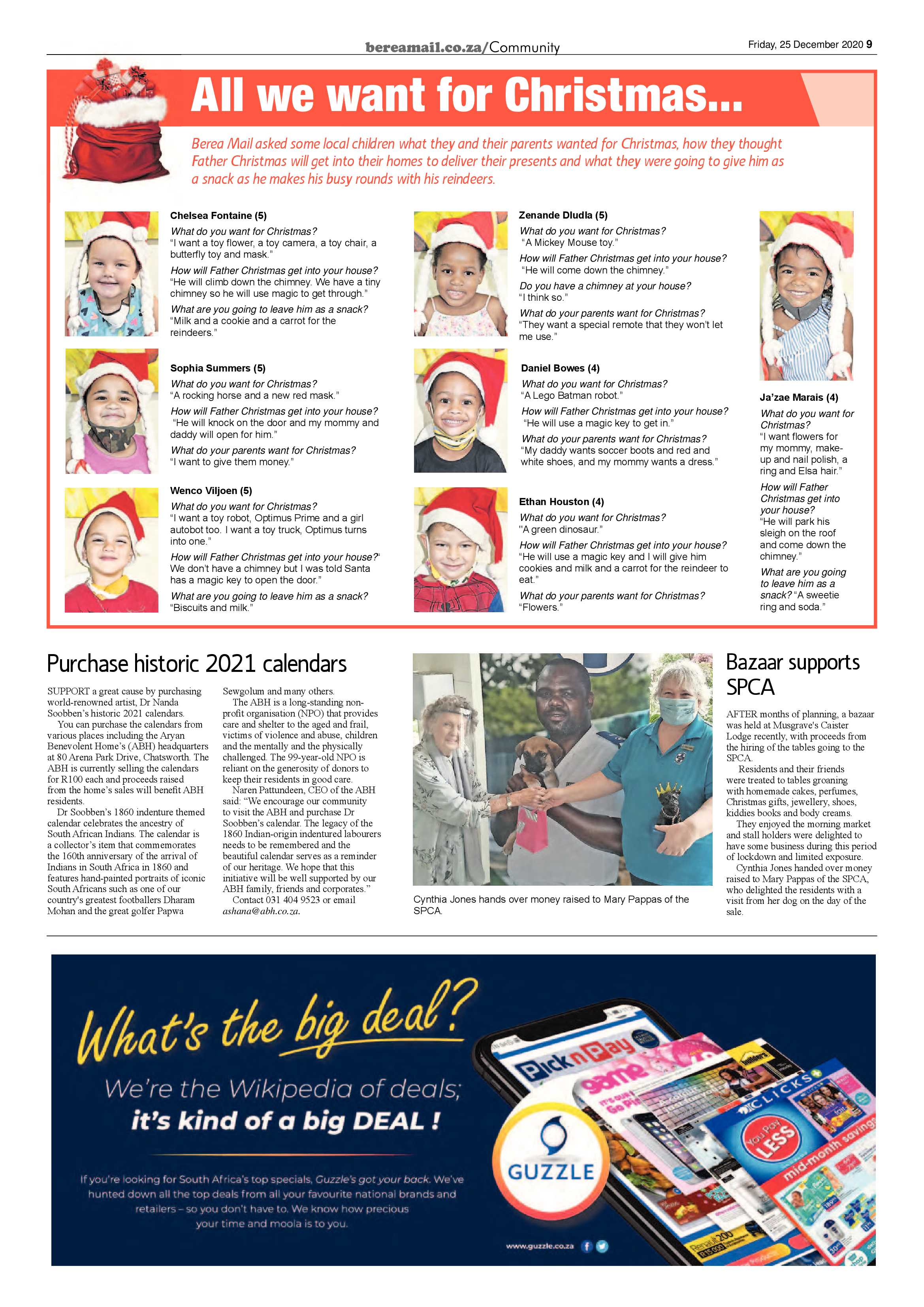 Berea Mail 25 December 2020 page 9