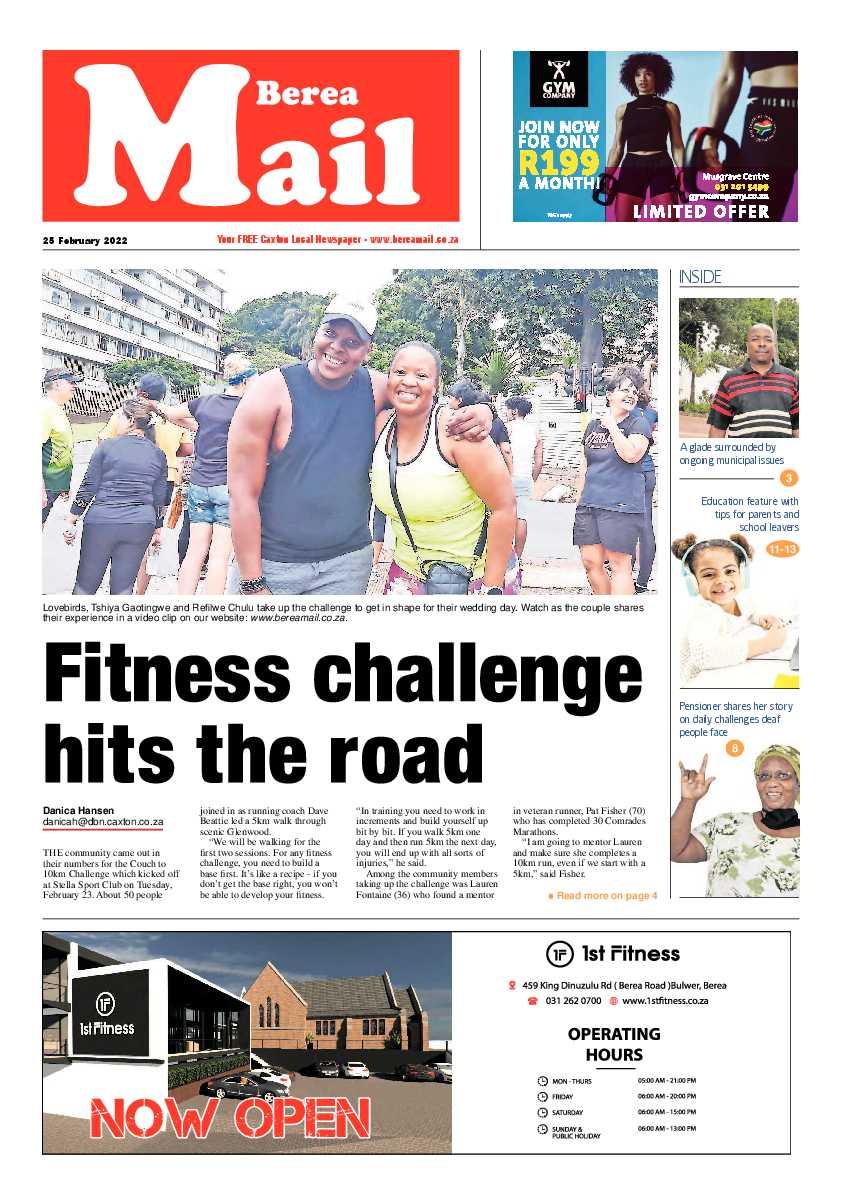 Berea Mail 25 February 2022 page 1