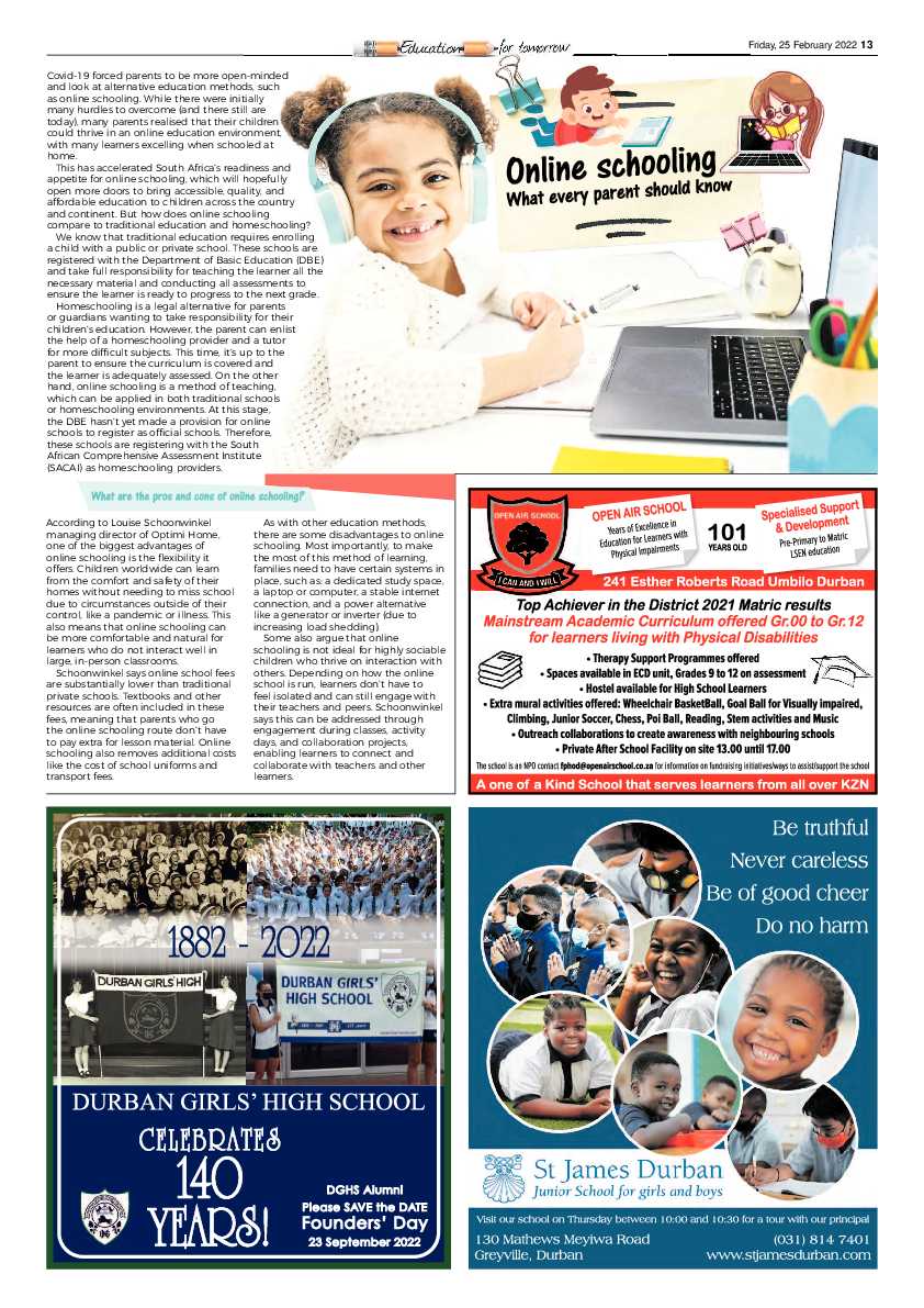 Berea Mail 25 February 2022 page 13