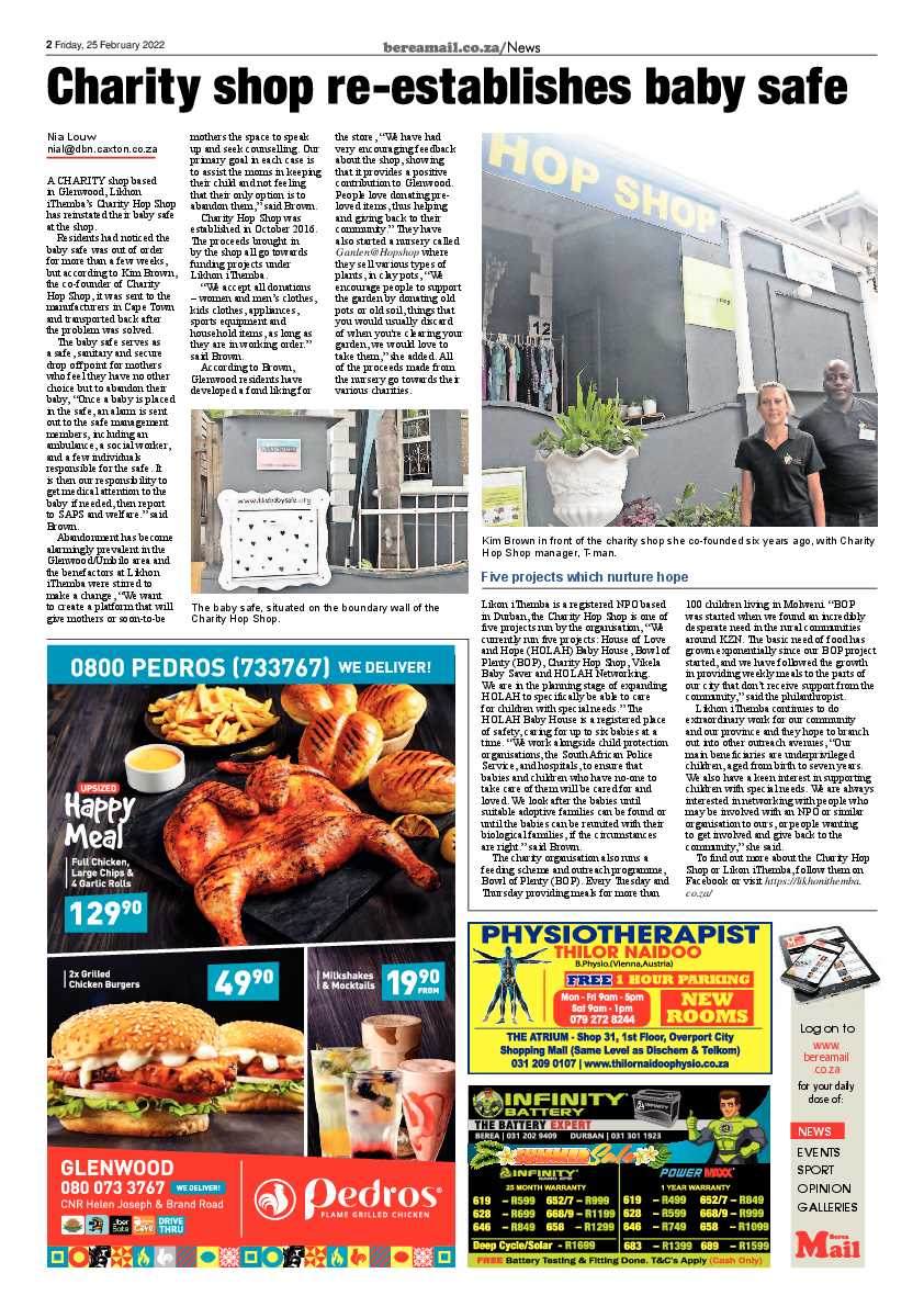 Berea Mail 25 February 2022 page 2