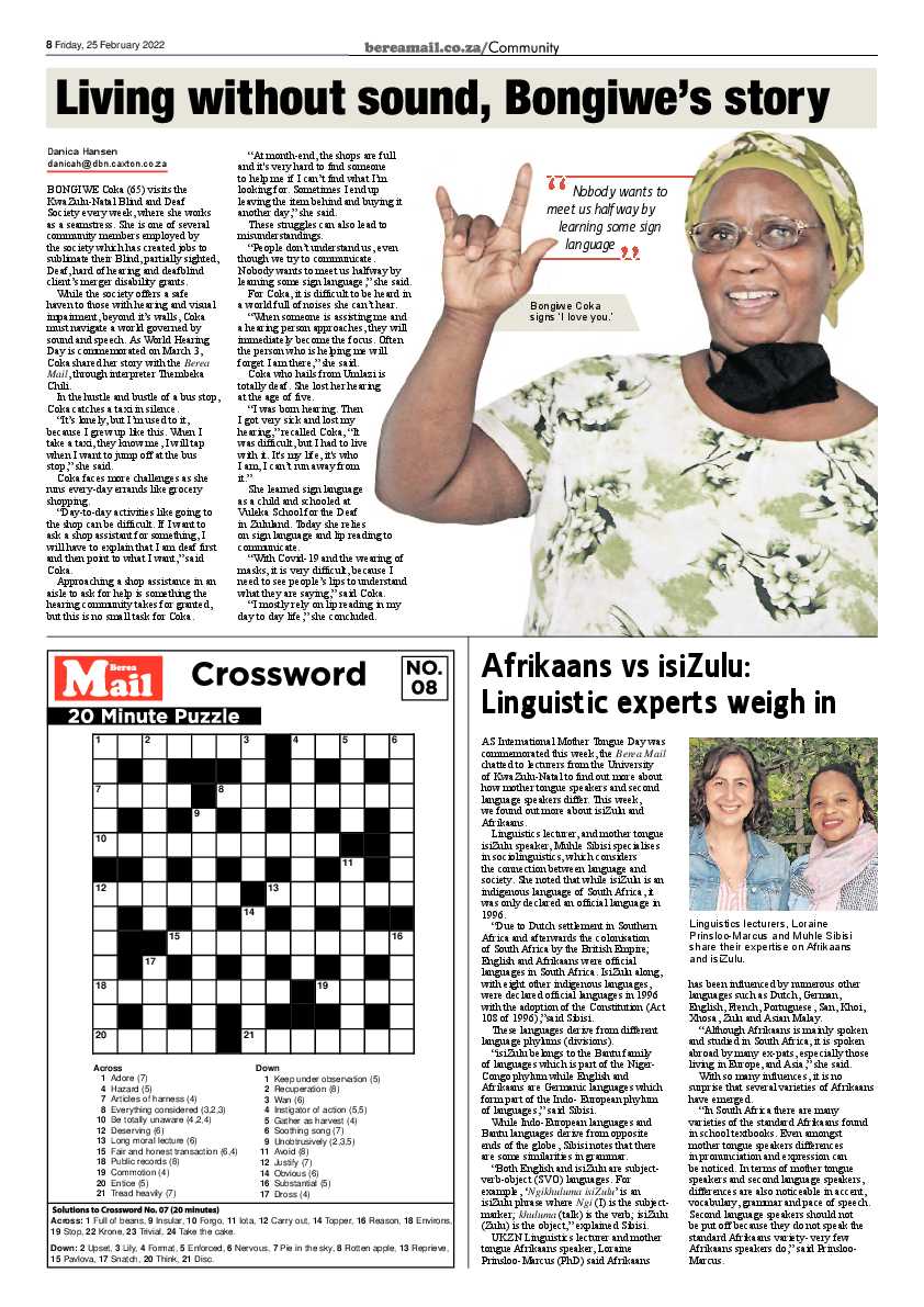 Berea Mail 25 February 2022 page 8
