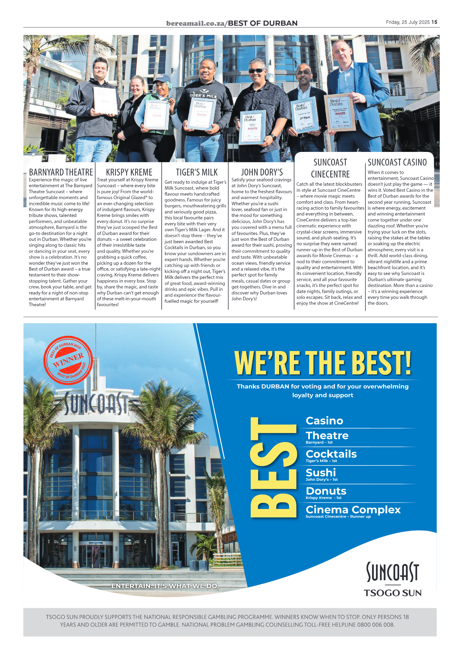 Berea Mail 25 July 2025 page 15