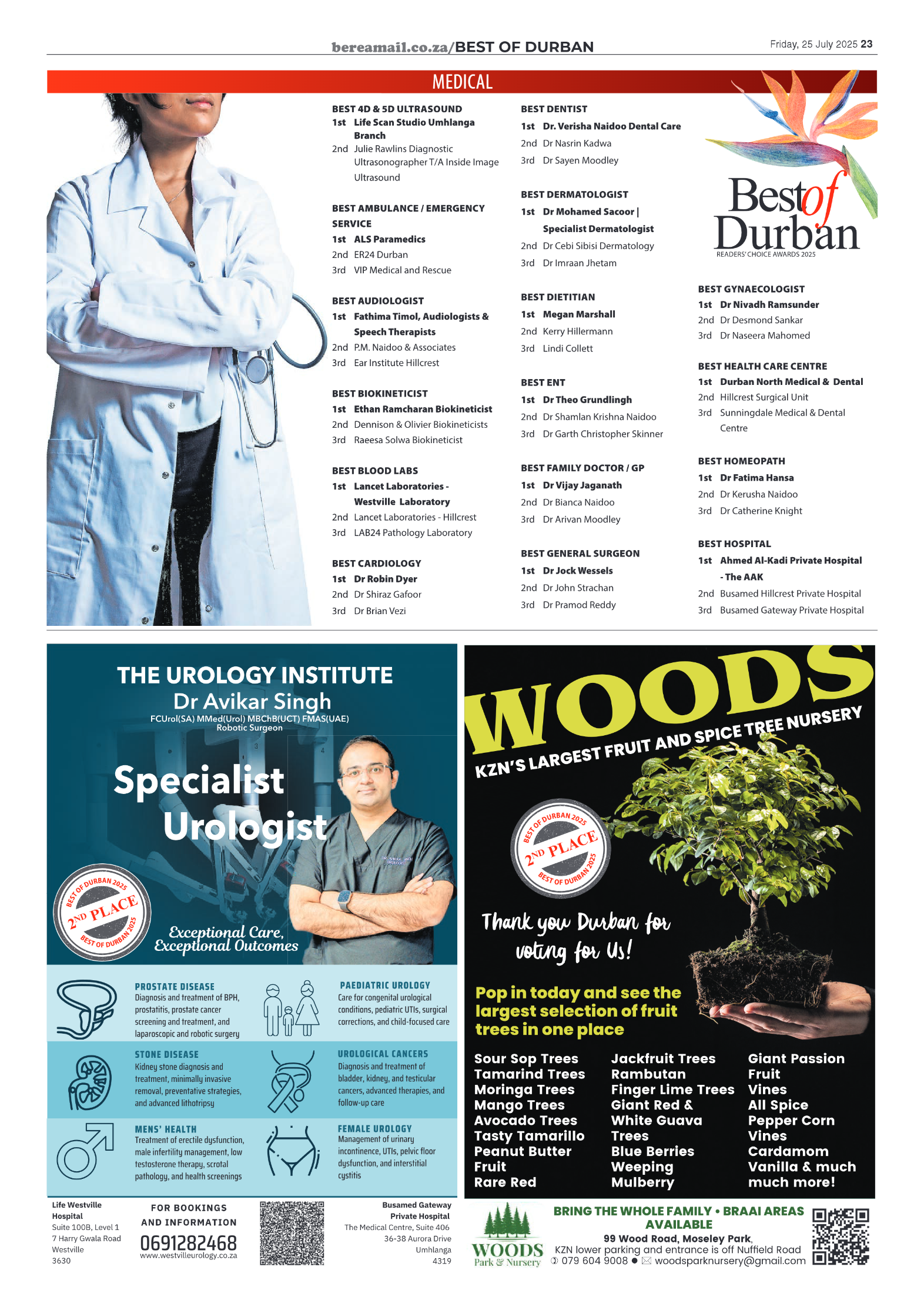 Berea Mail 25 July 2025 page 23