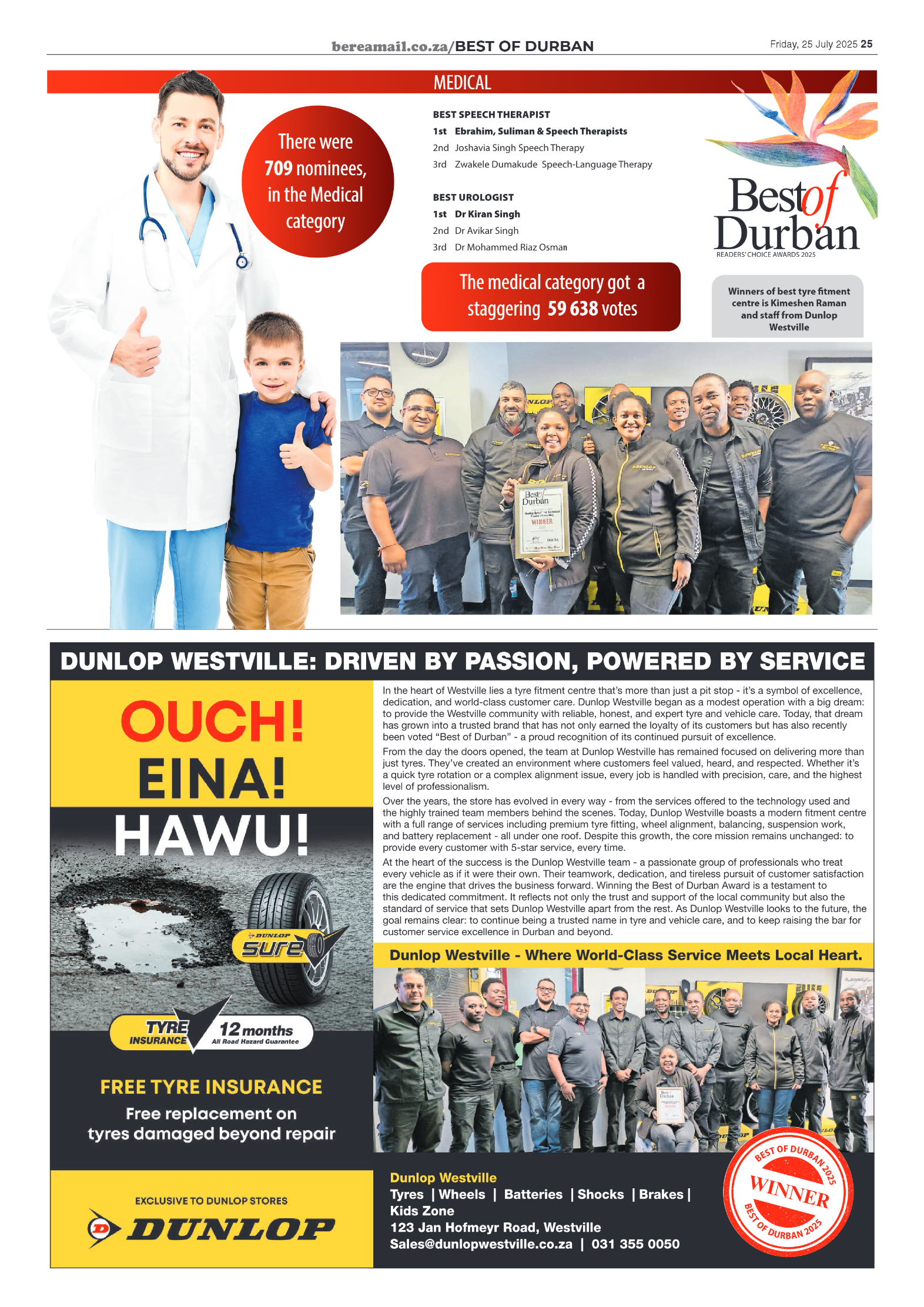 Berea Mail 25 July 2025 page 25