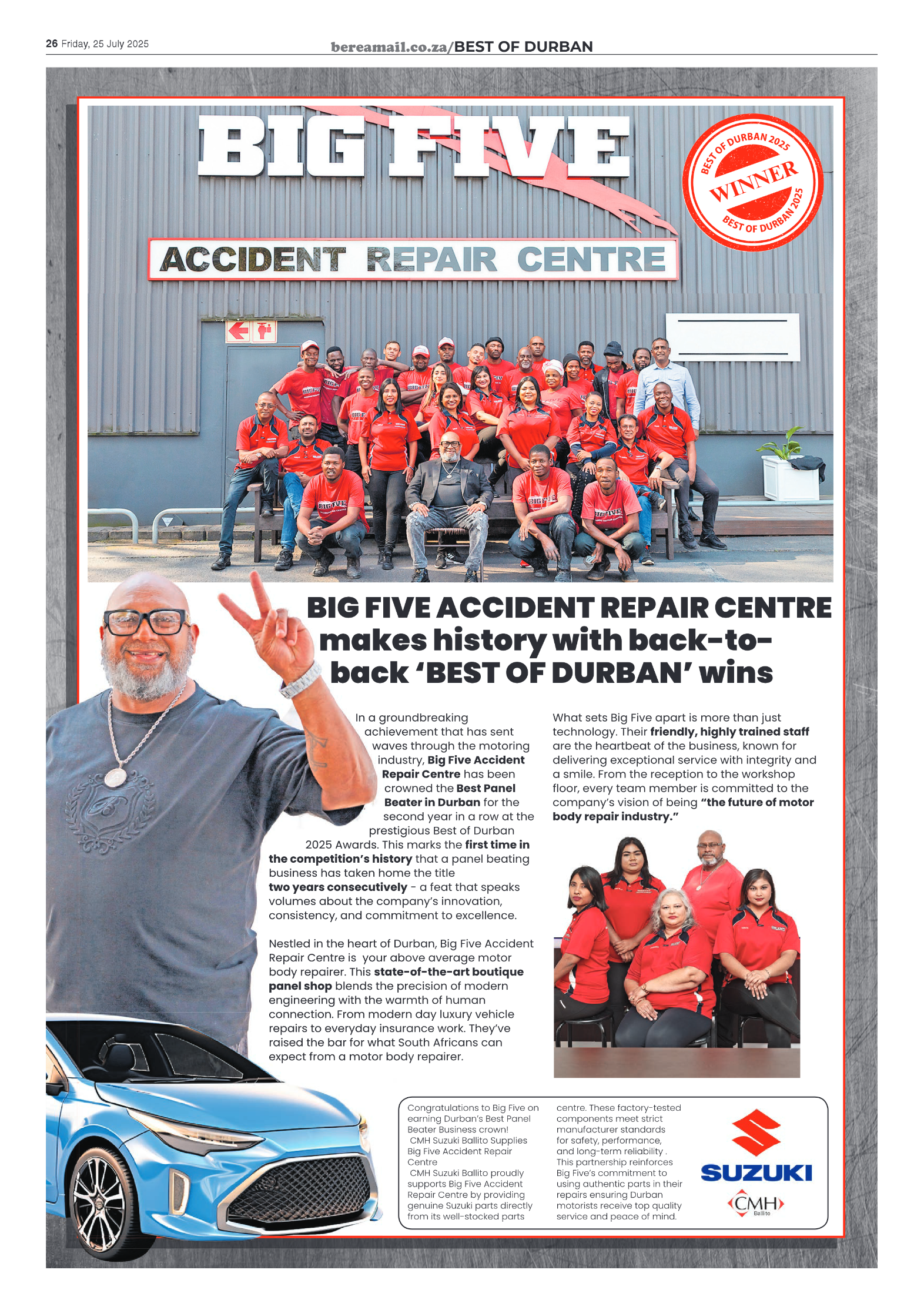 Berea Mail 25 July 2025 page 26