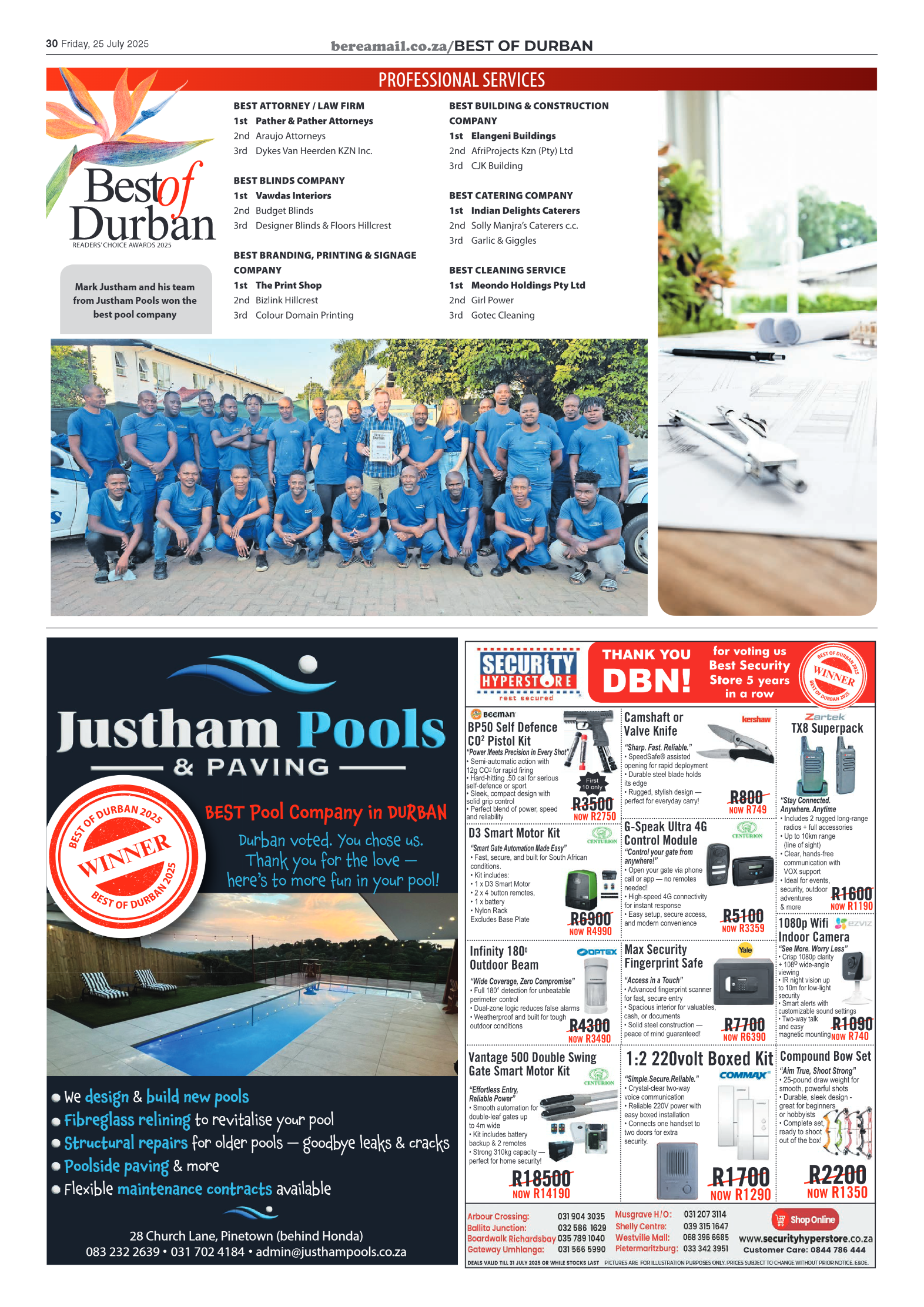 Berea Mail 25 July 2025 page 30
