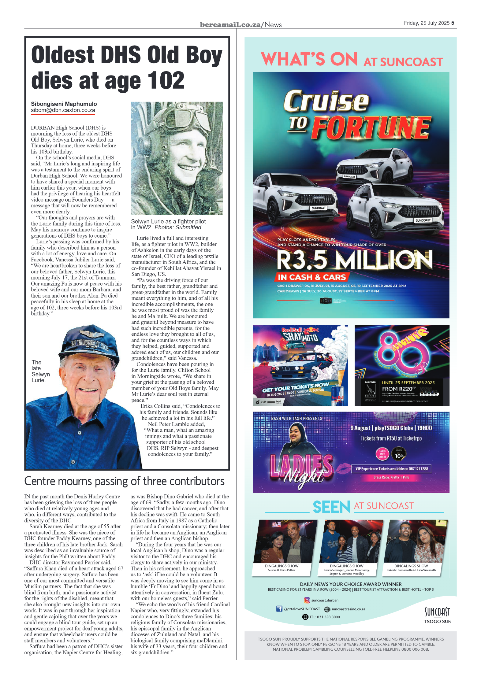 Berea Mail 25 July 2025 page 5
