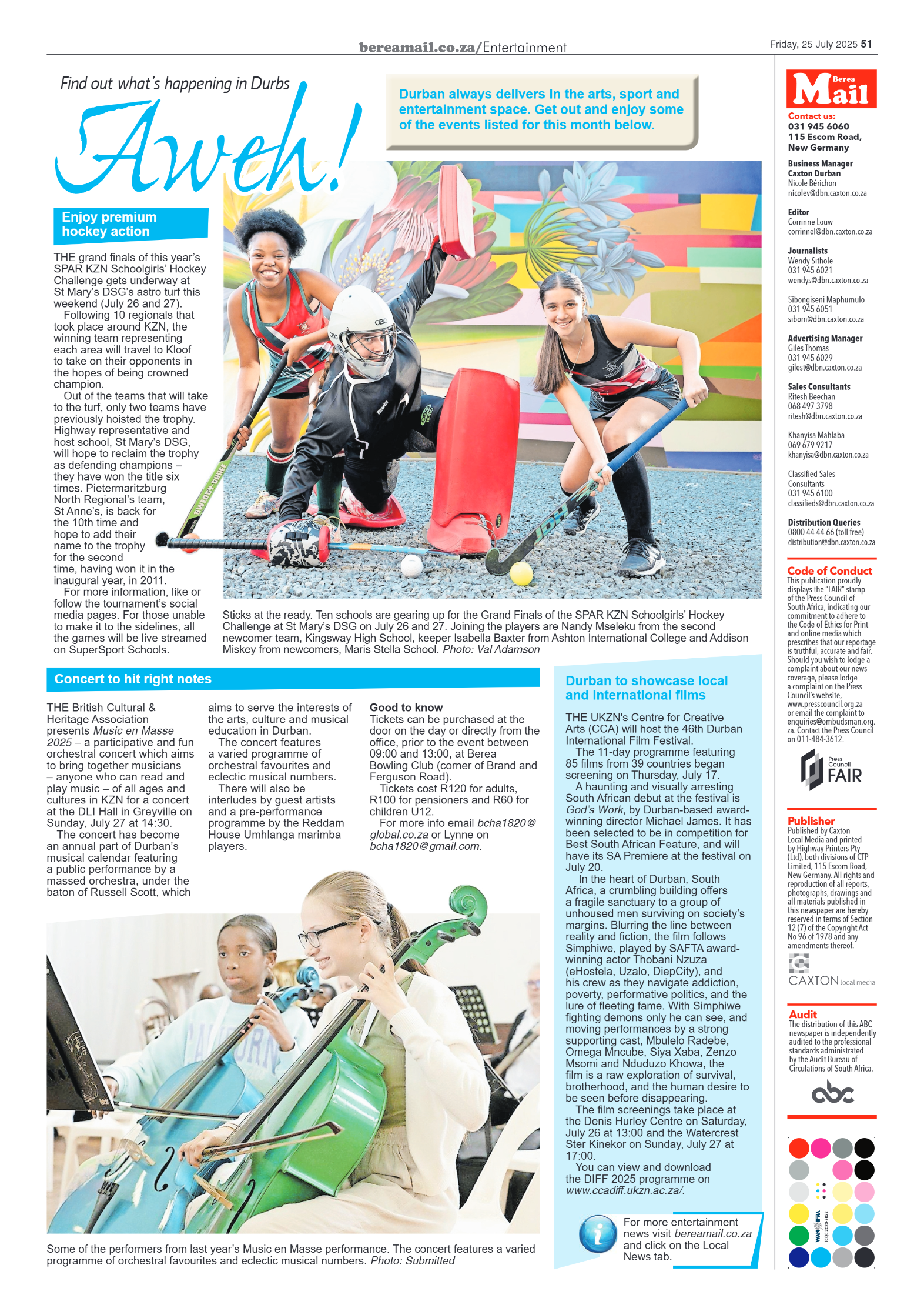 Berea Mail 25 July 2025 page 51
