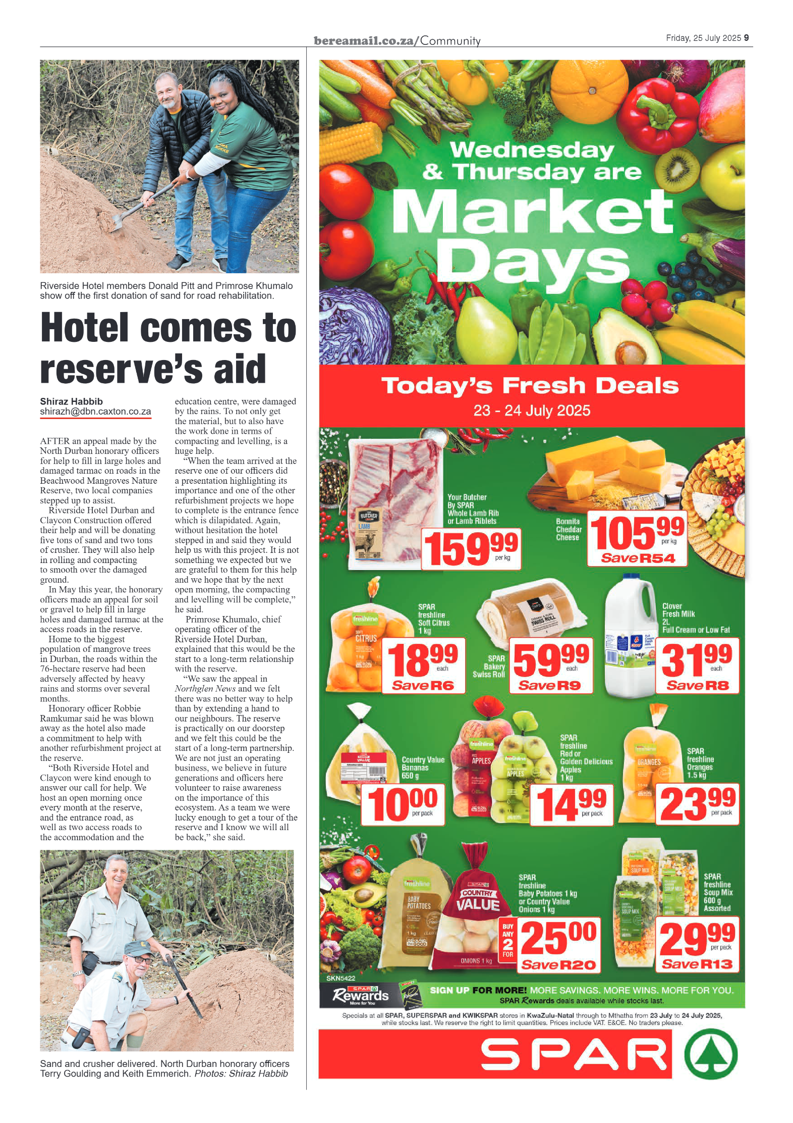 Berea Mail 25 July 2025 page 9